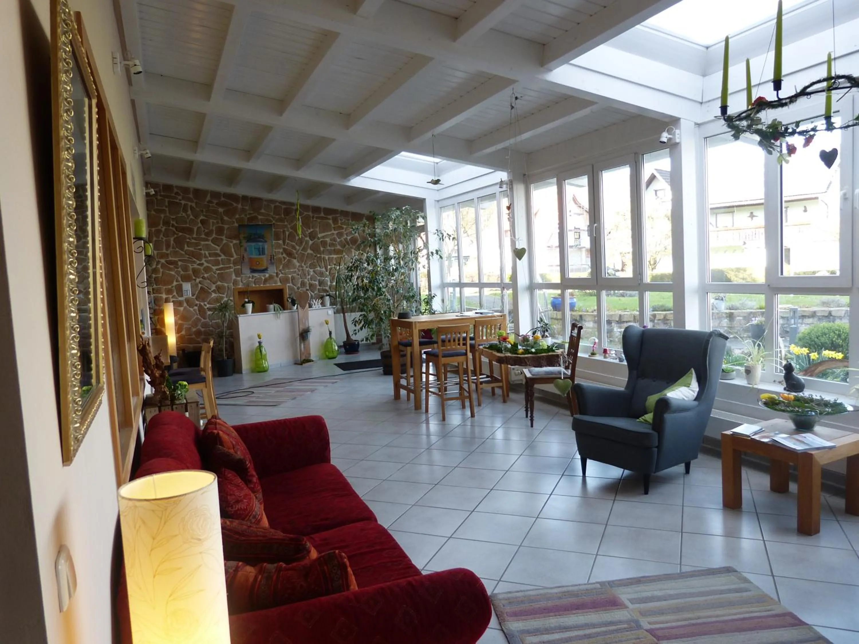 Seating area in Gästehaus Steker