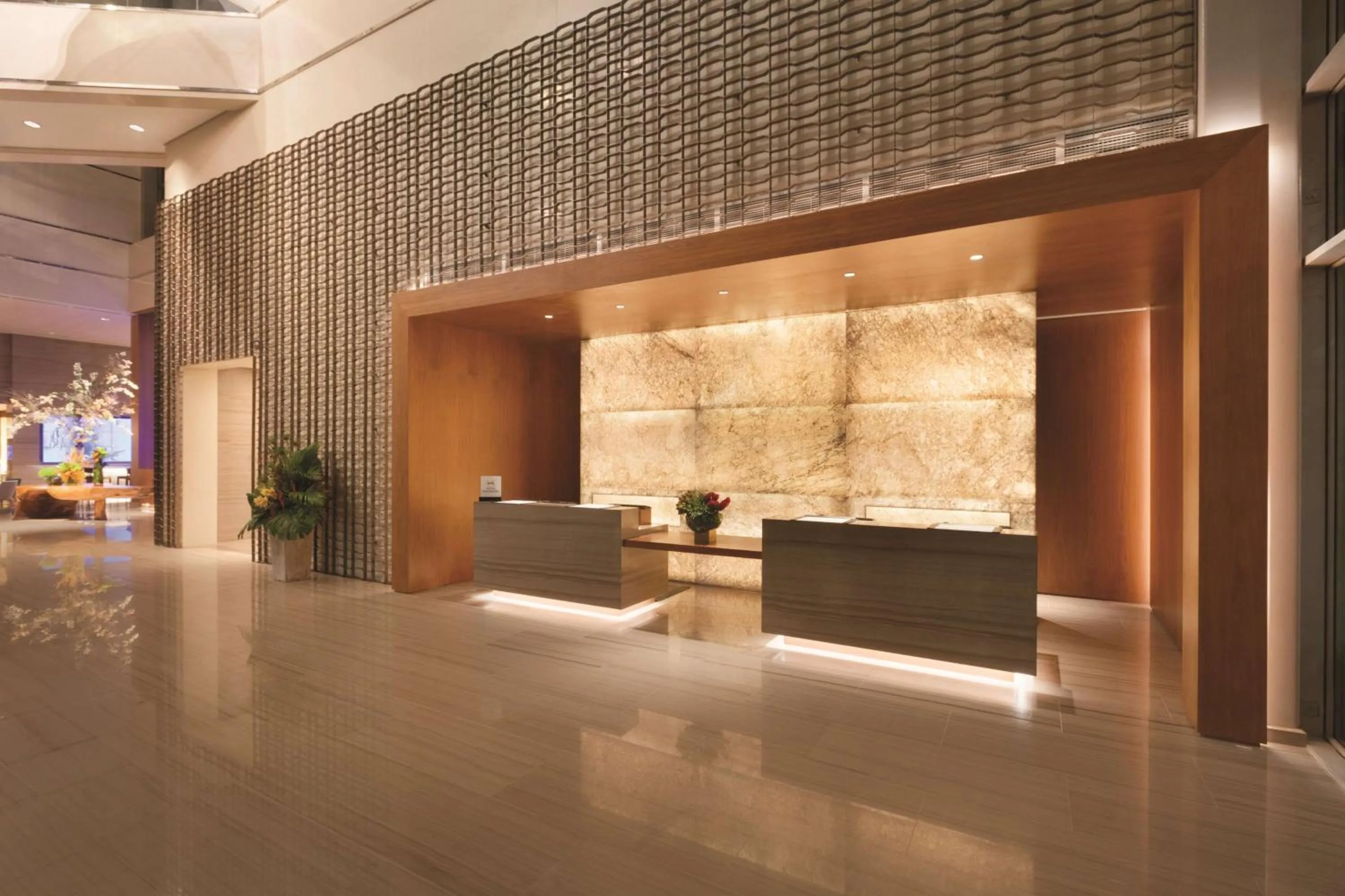 Lobby or reception in Hilton Barra Rio de Janeiro
