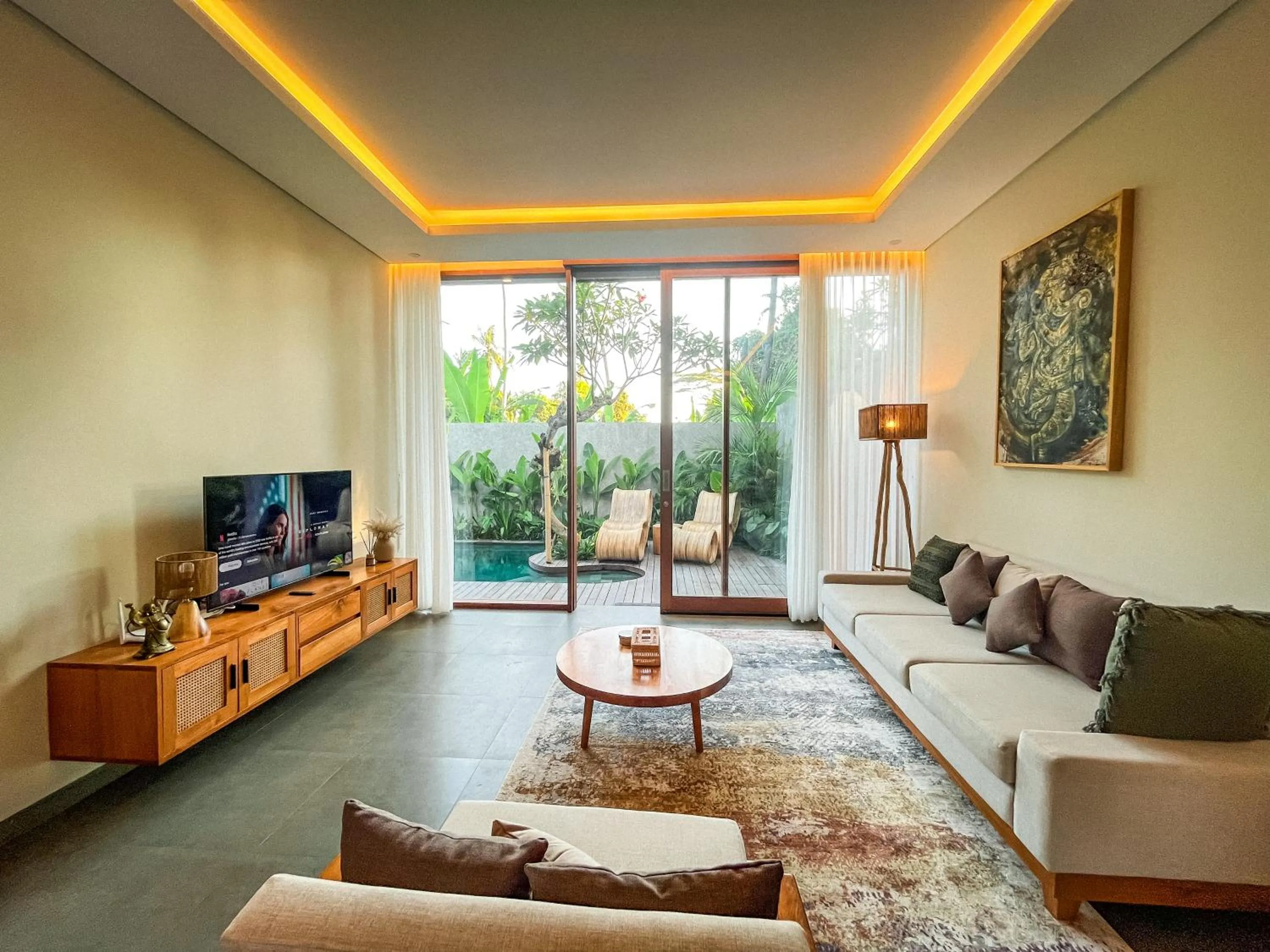 Living room in Villa Suarga Des Anicca