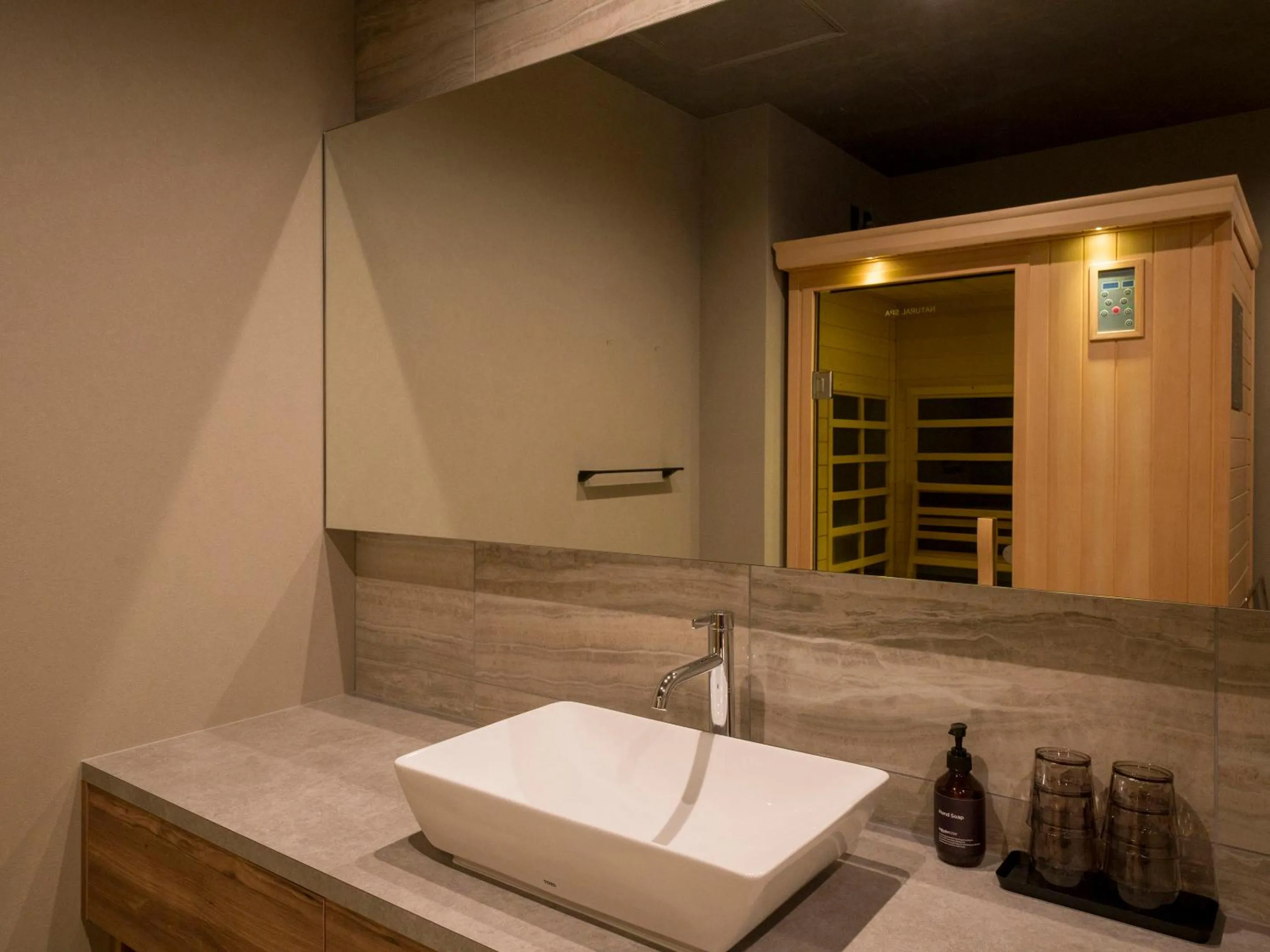 Sauna in Rakuten STAY TERRACE Hakone Kowakudani