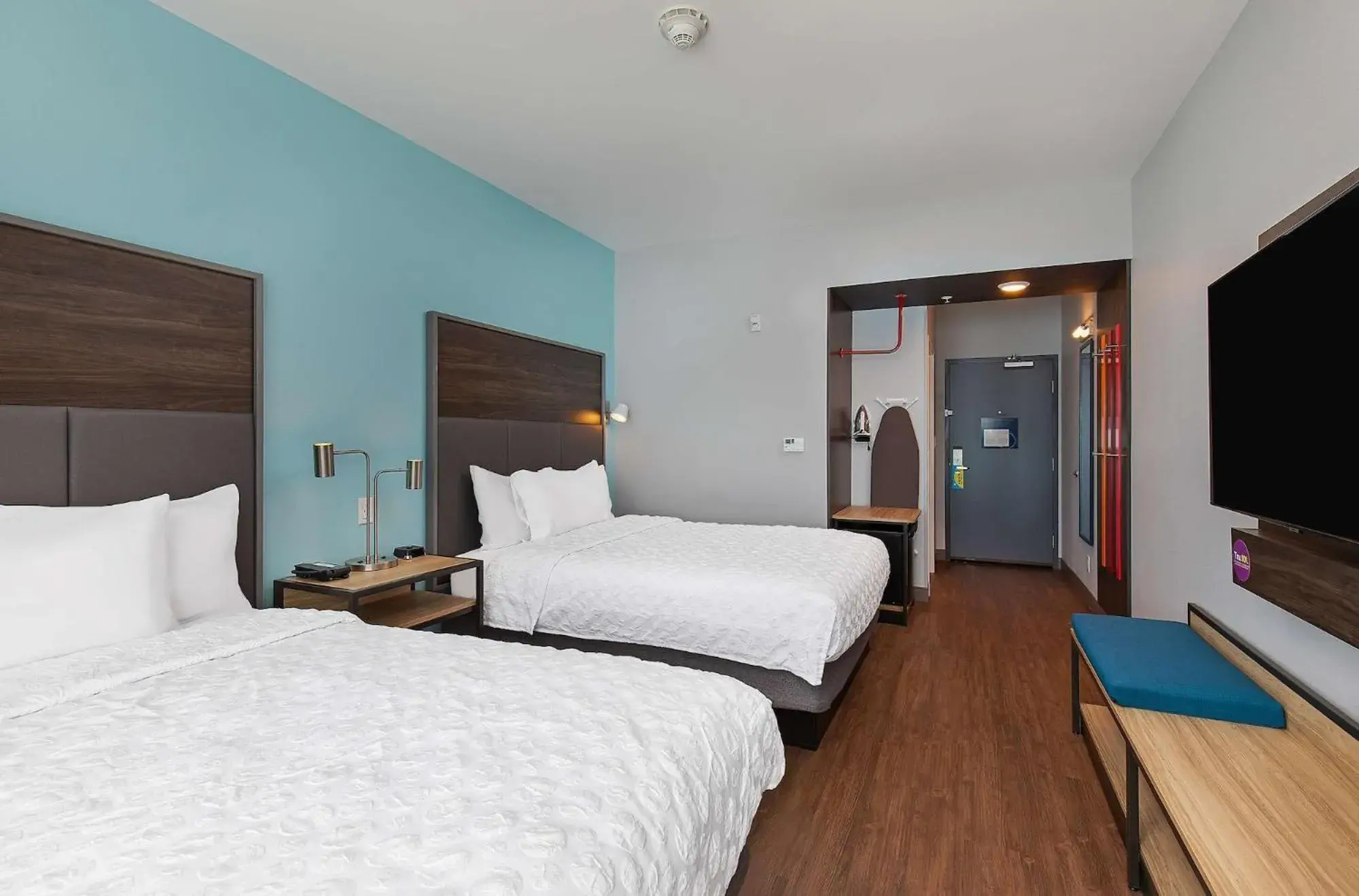 Queen Room with Two Queen Beds and Walk-In Shower in Tru By Hilton Stockbridge Queen Room with Two Queen Beds and Walk-In Shower in Tru By Hilton Stockbridge