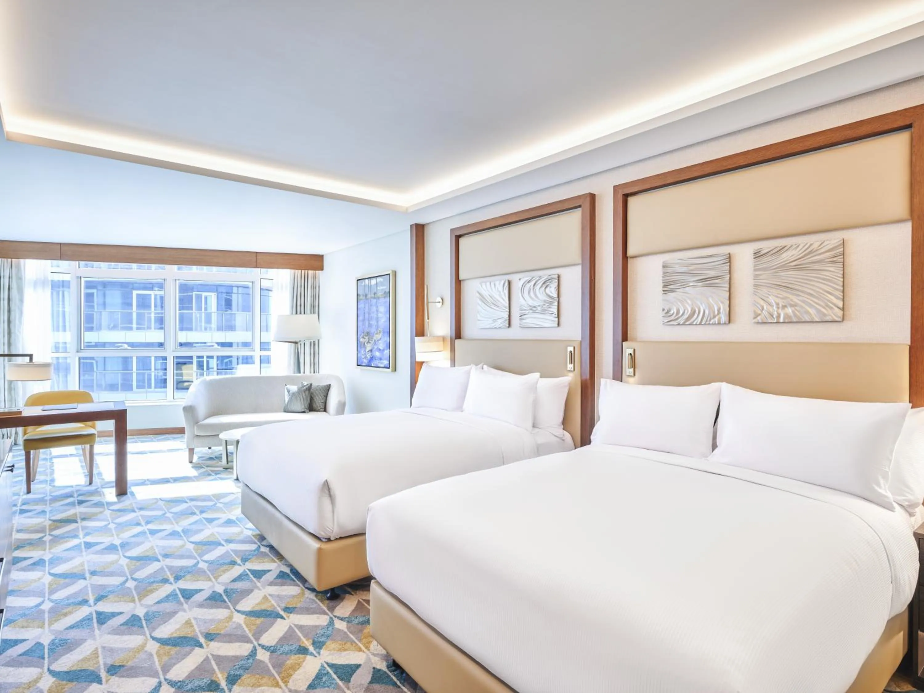 Bedroom, Bed in Hilton Cairo Nile Maadi