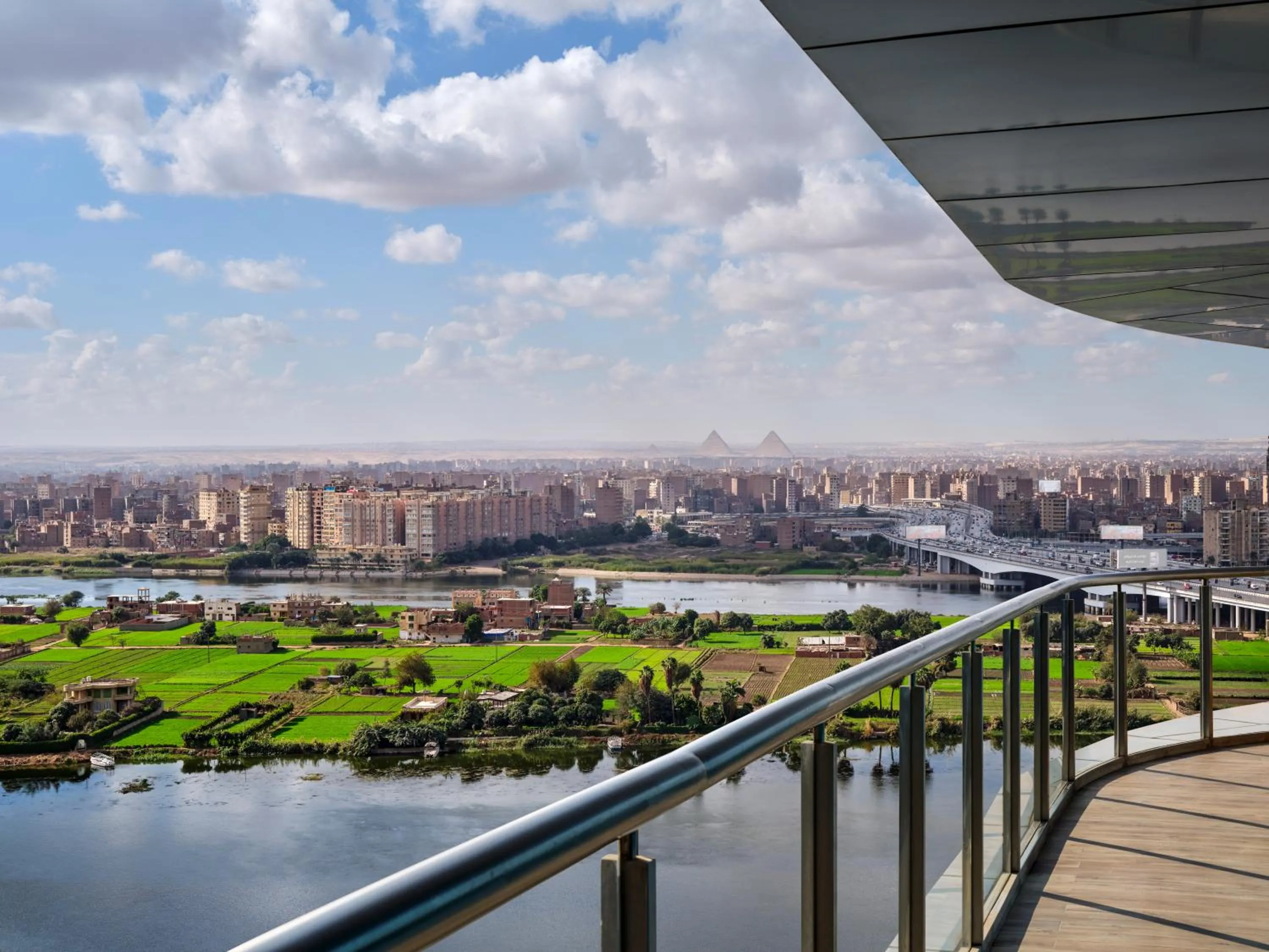 Balcony/Terrace in Hilton Cairo Nile Maadi