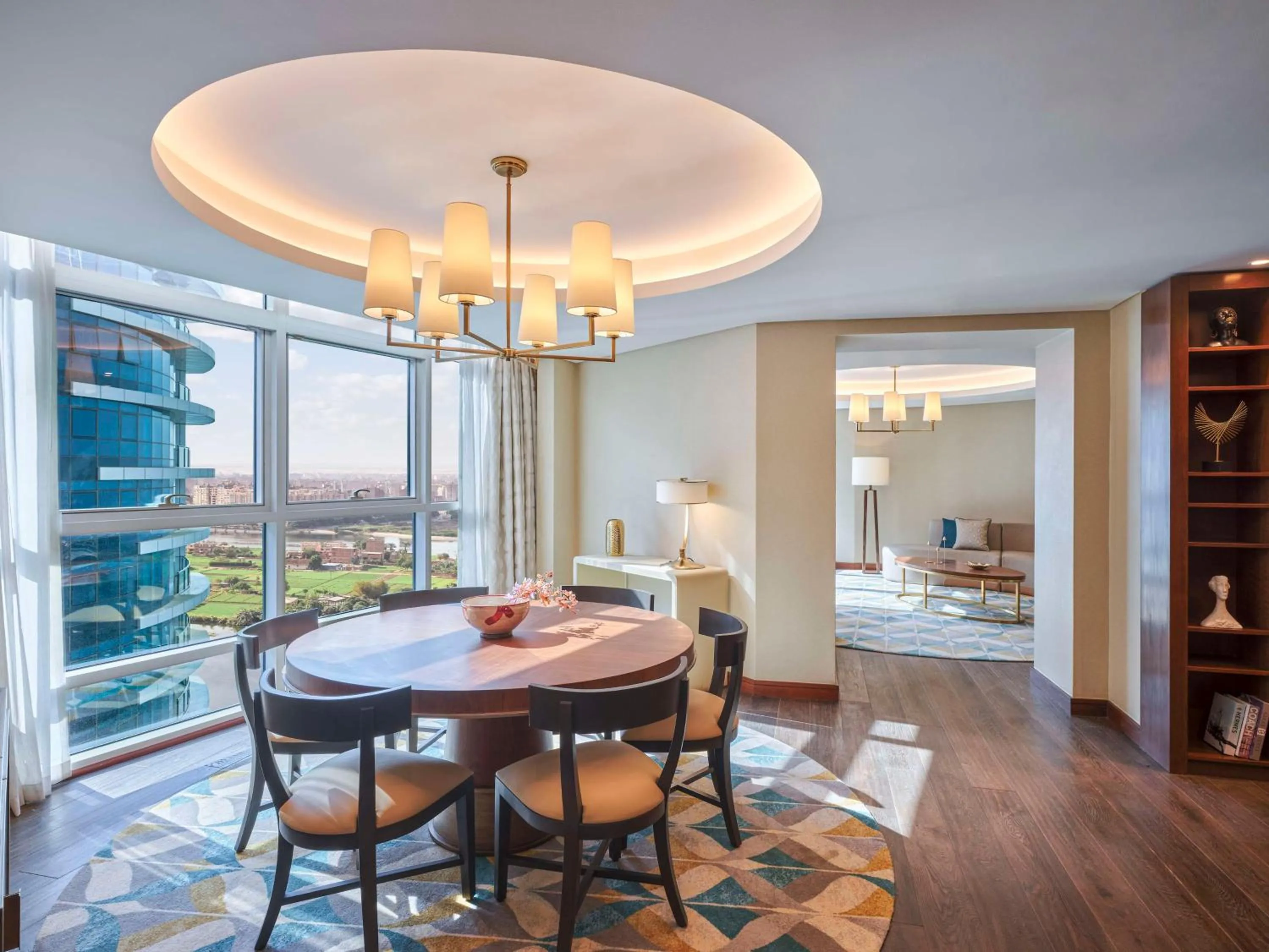 Living room in Hilton Cairo Nile Maadi