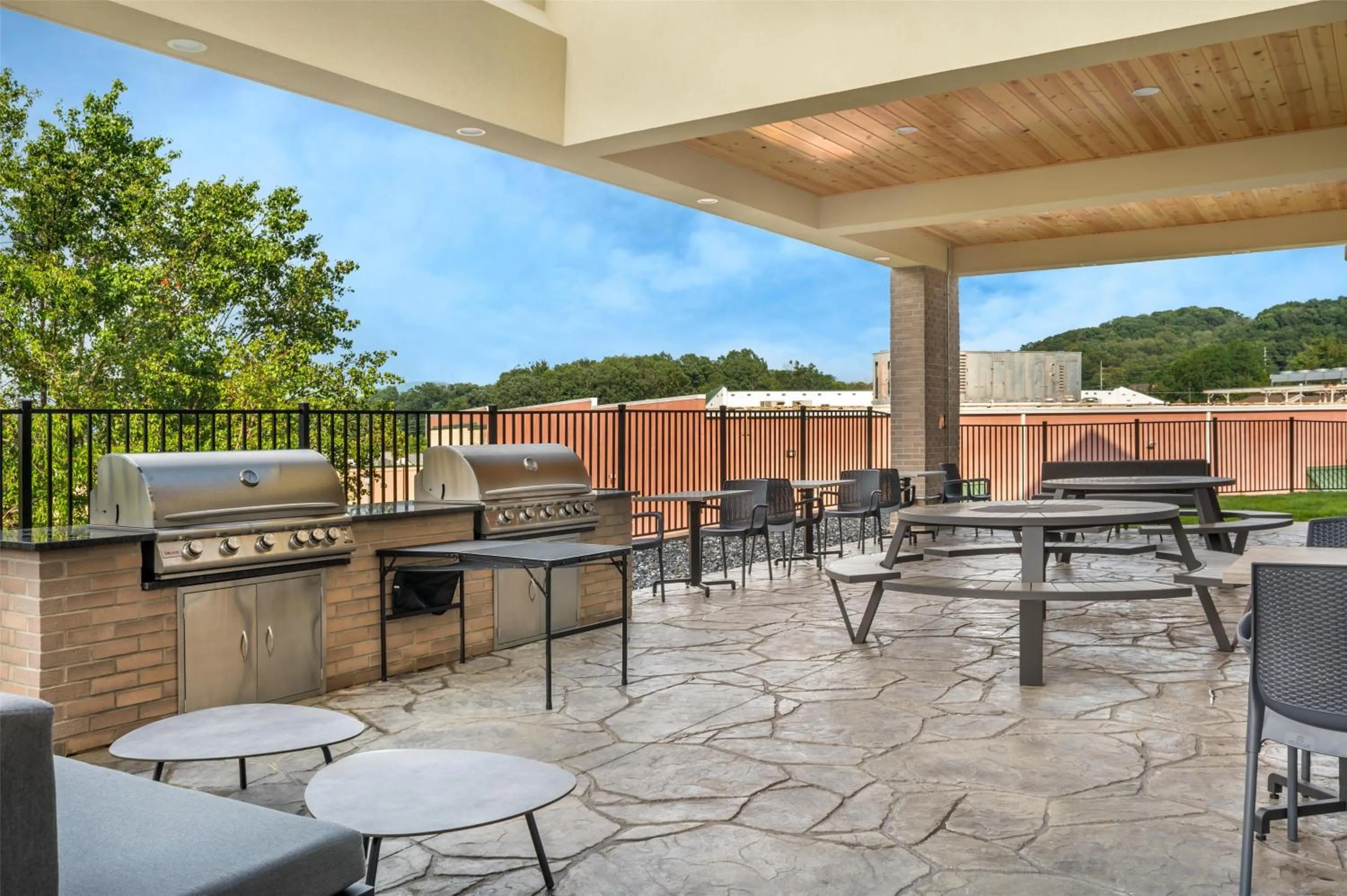 Patio in Home2 Suites By Hilton Harrisonburg University