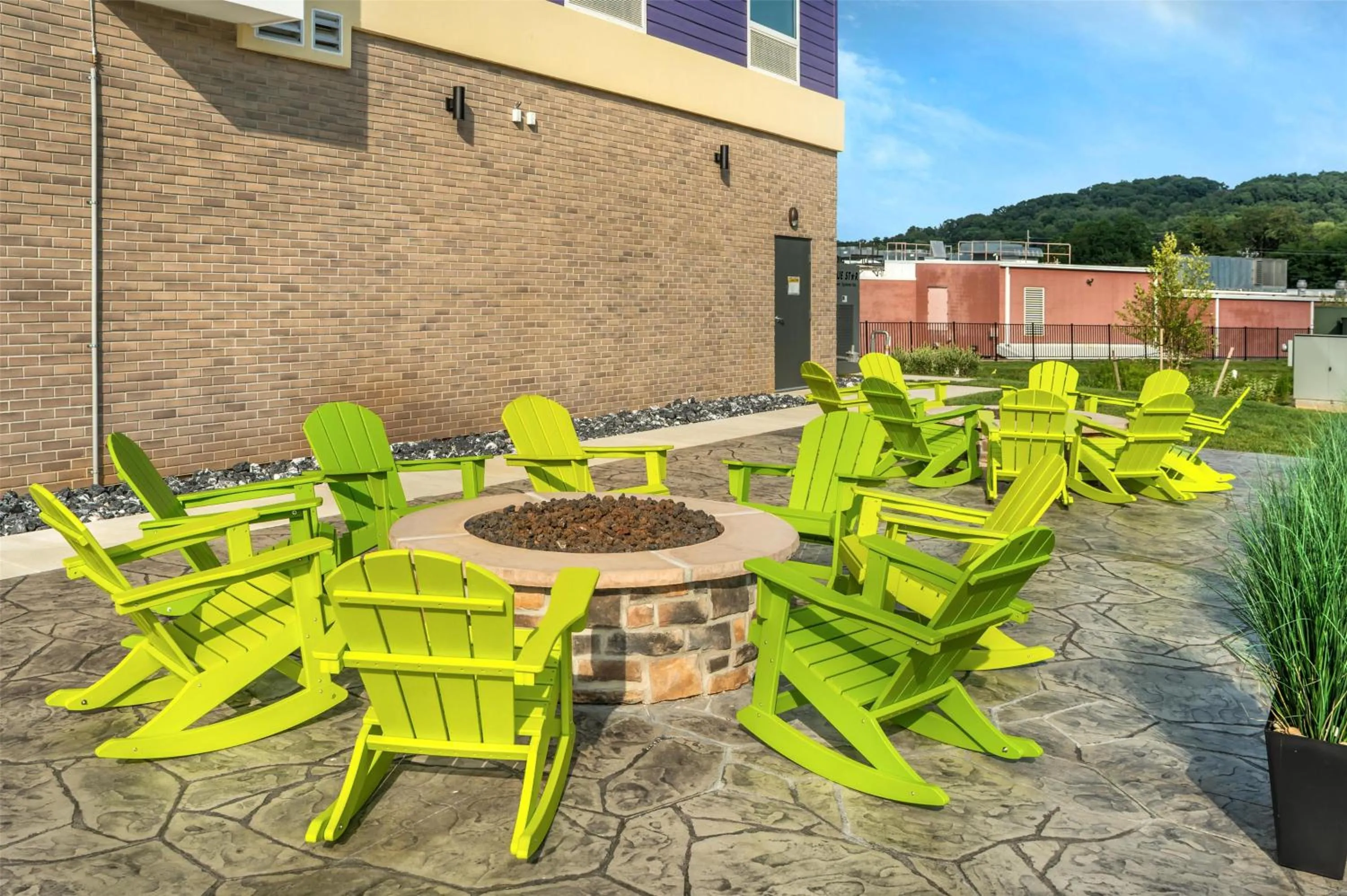 Patio in Home2 Suites By Hilton Harrisonburg University