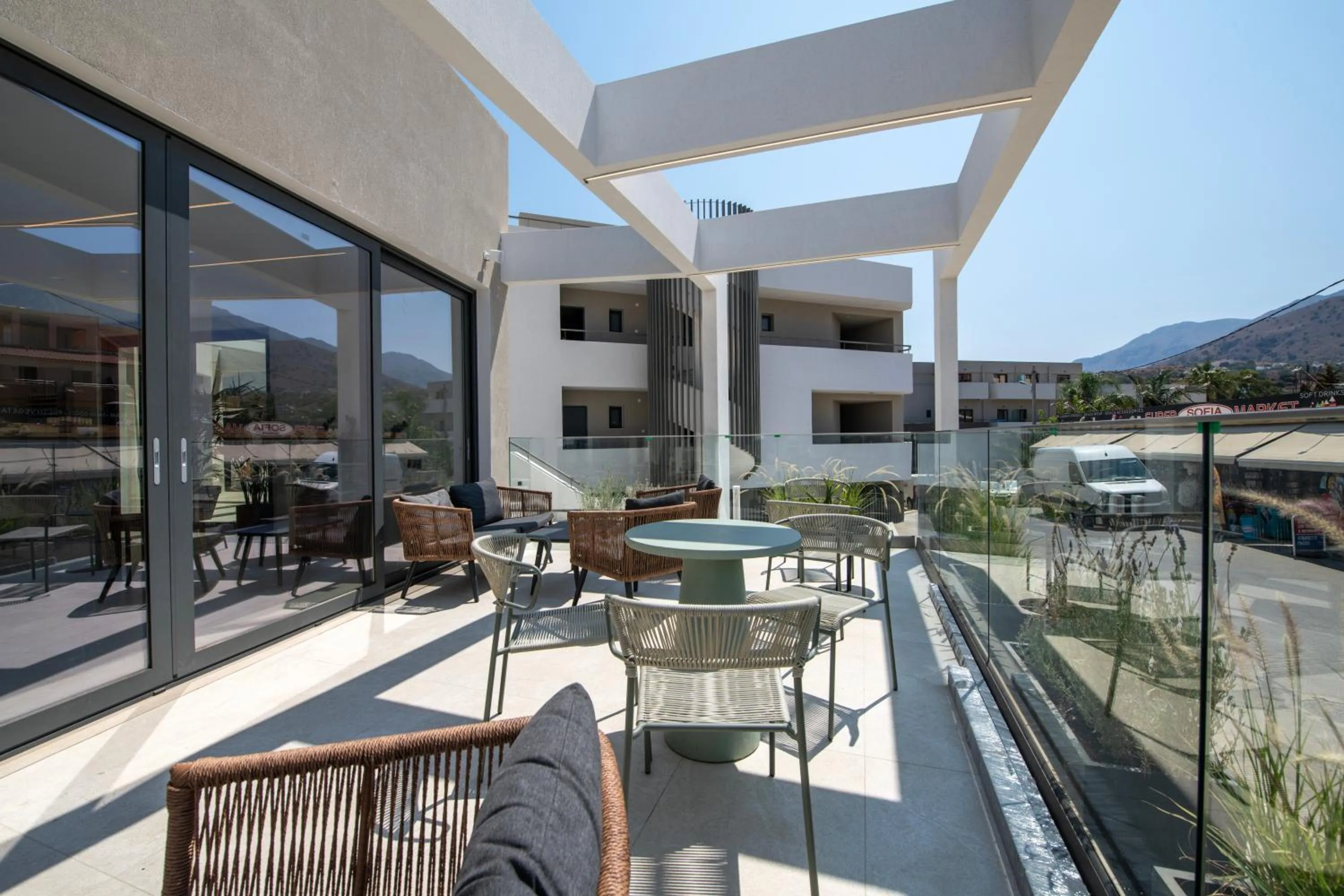 Balcony/Terrace in Mare Village Hotel
