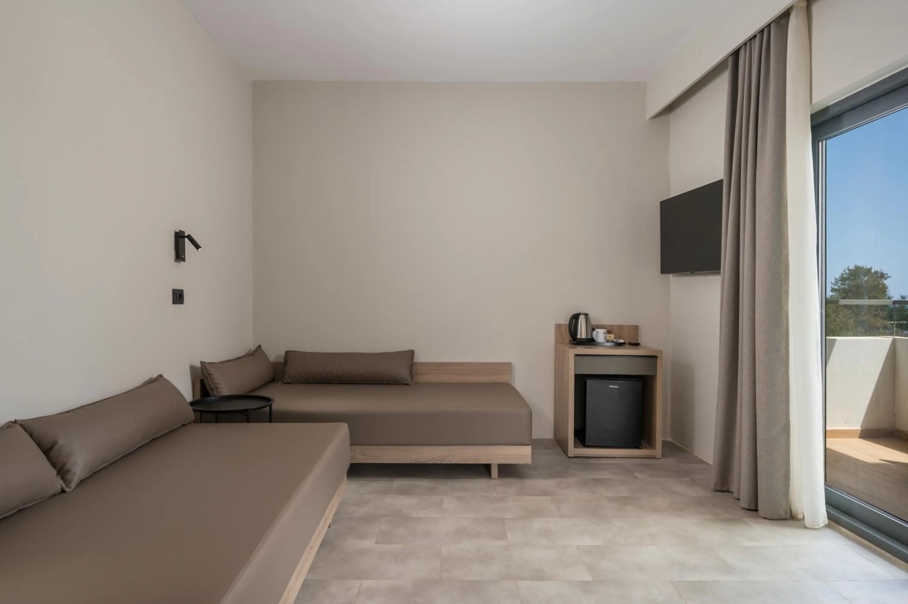 Seating area in Mare Village Hotel