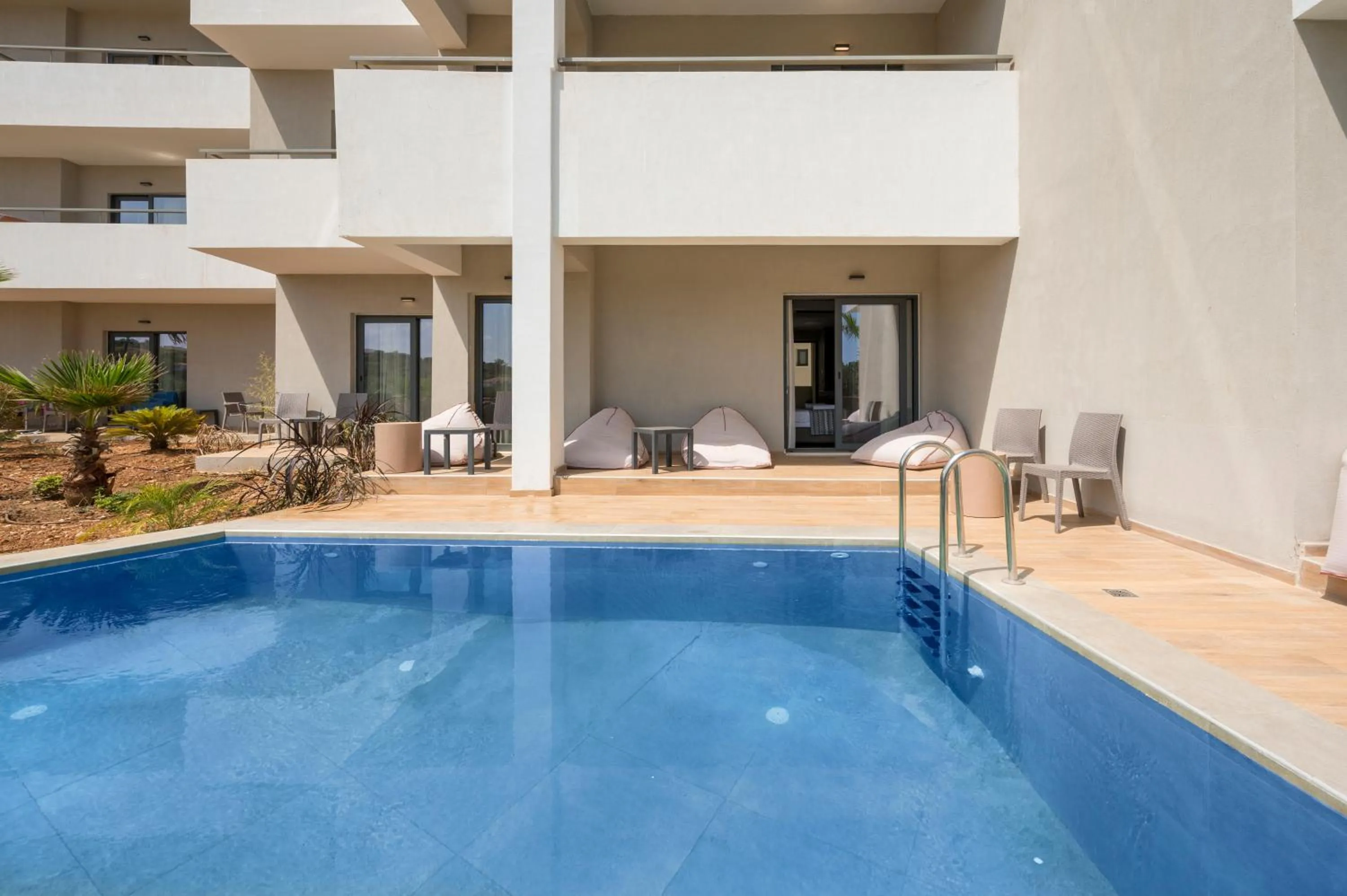 Patio in Mare Village Hotel