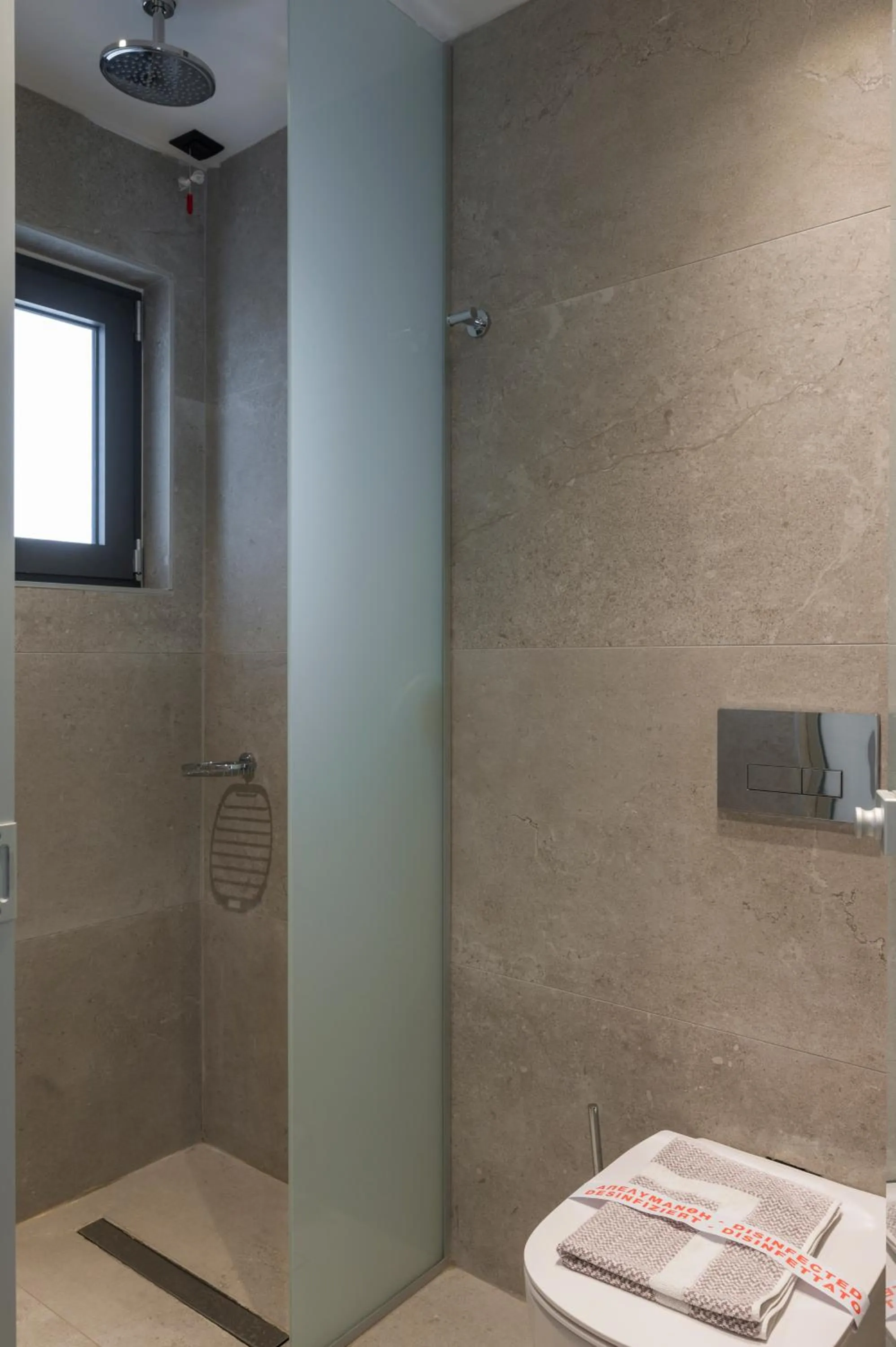 Shower in Mare Village Hotel