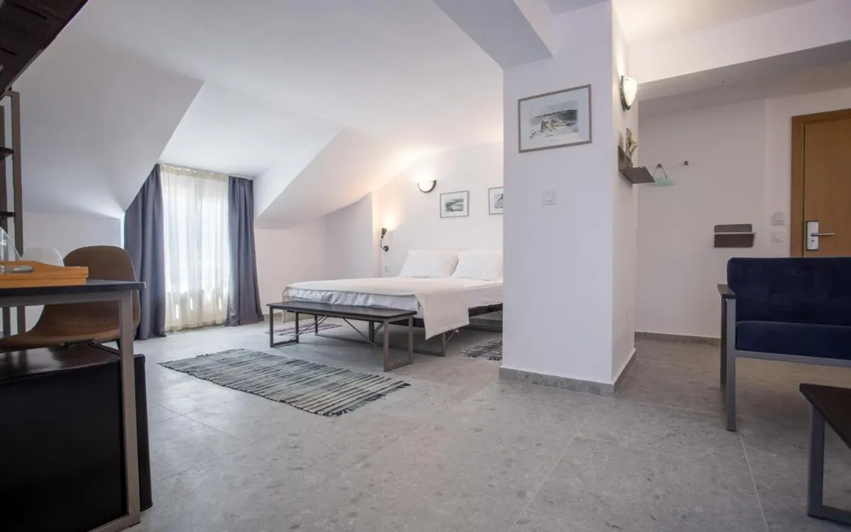 Bed in Hotel Mistral