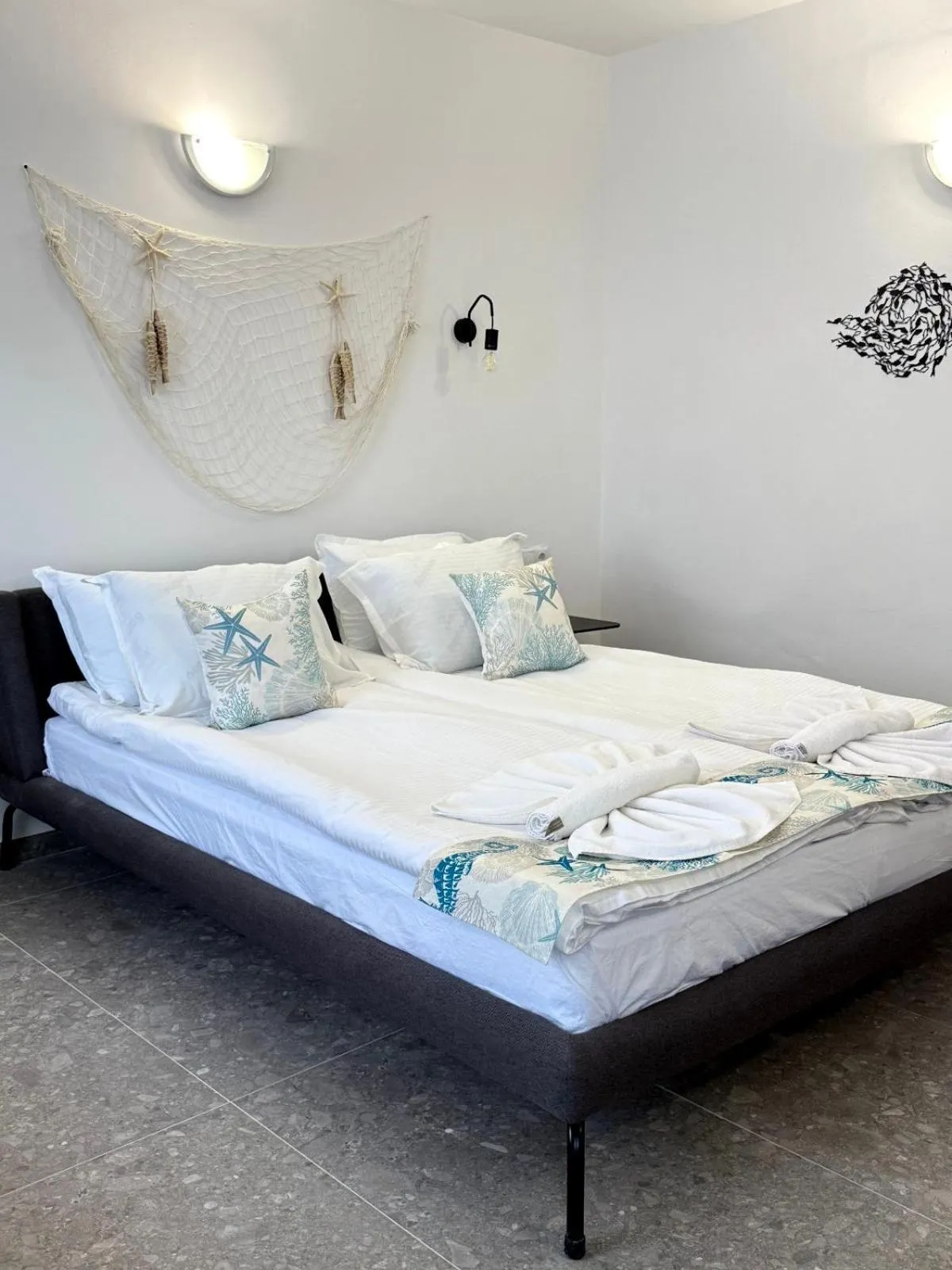 Bed in Hotel Mistral