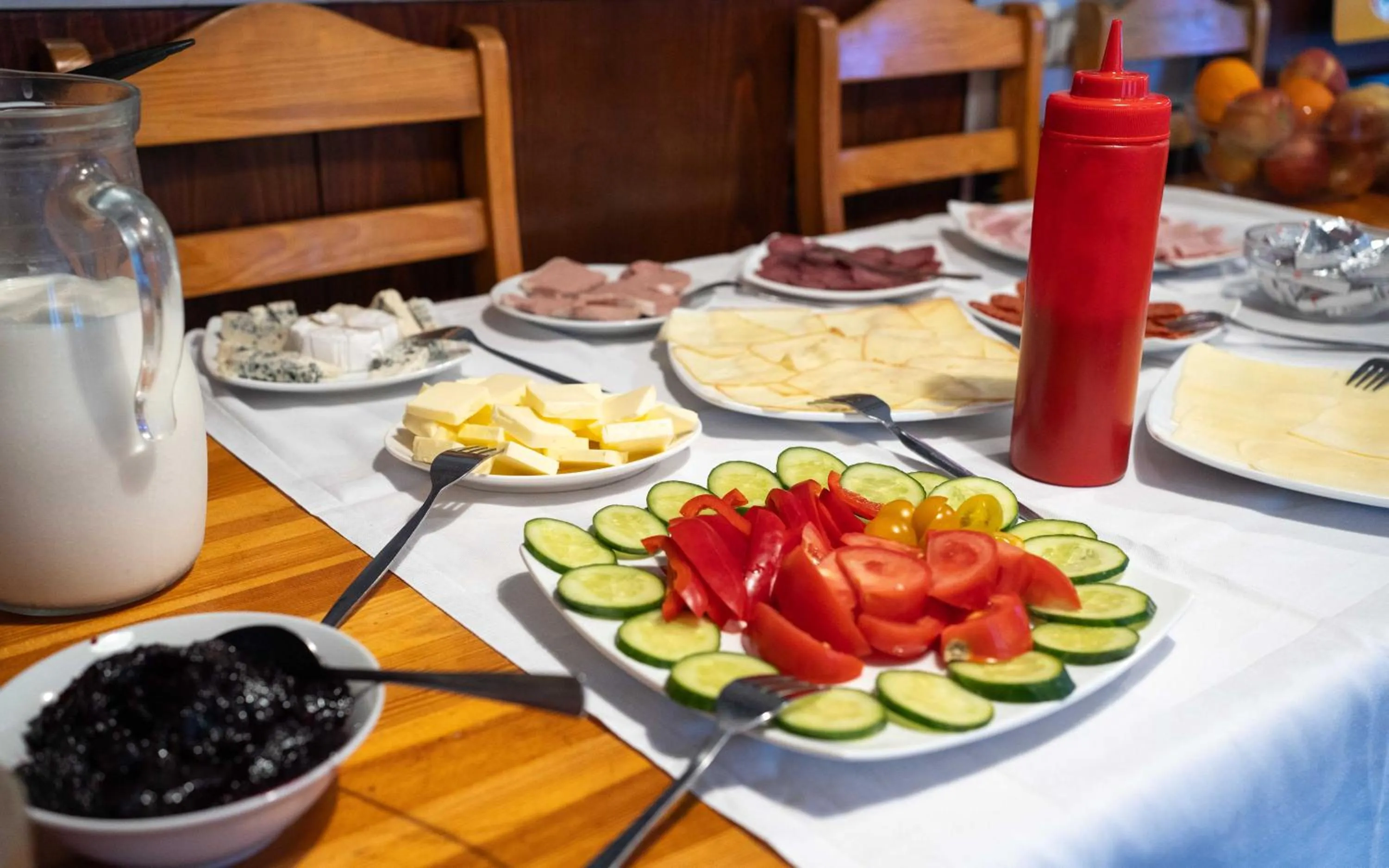 Breakfast in Penzion Vápenka