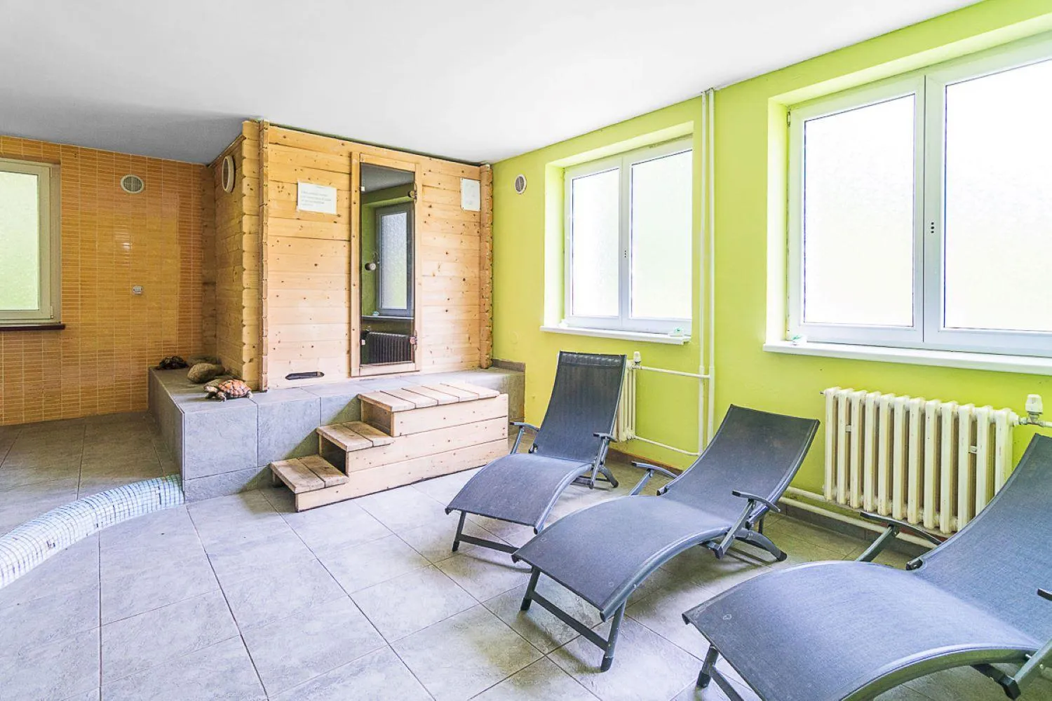 Sauna in Penzion Vápenka