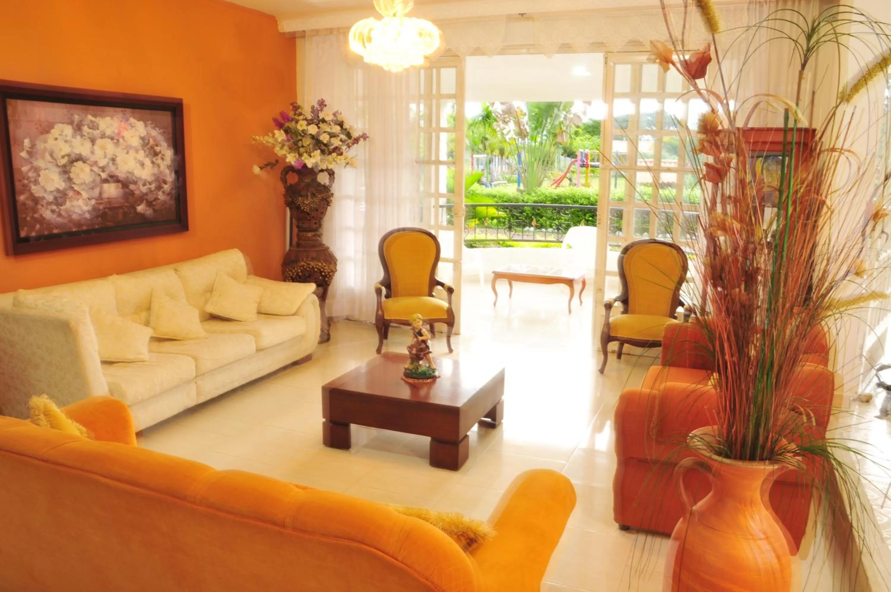 Living room in Hotel Rosalinda Campestre del Llano