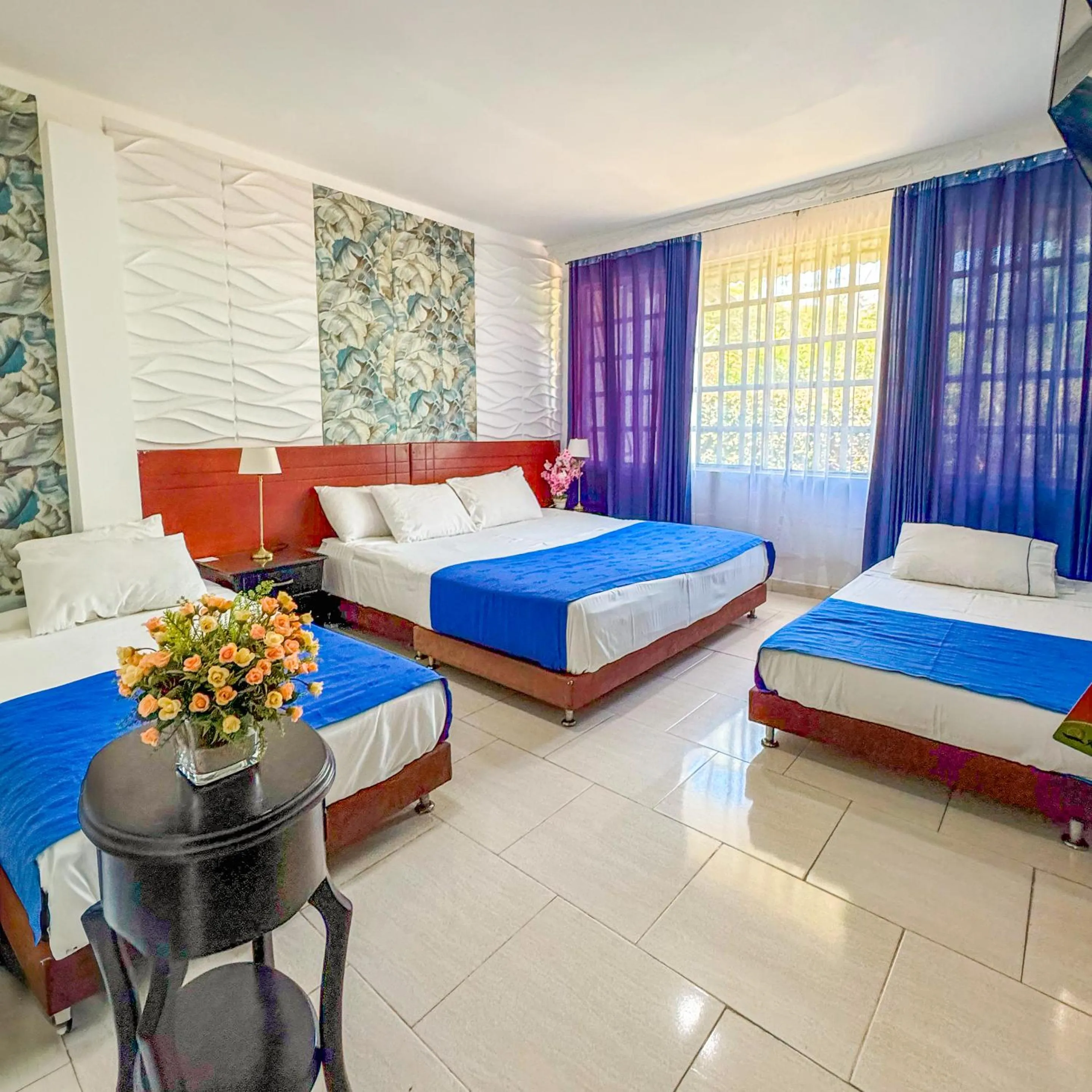 Bed in Hotel Rosalinda Campestre del Llano