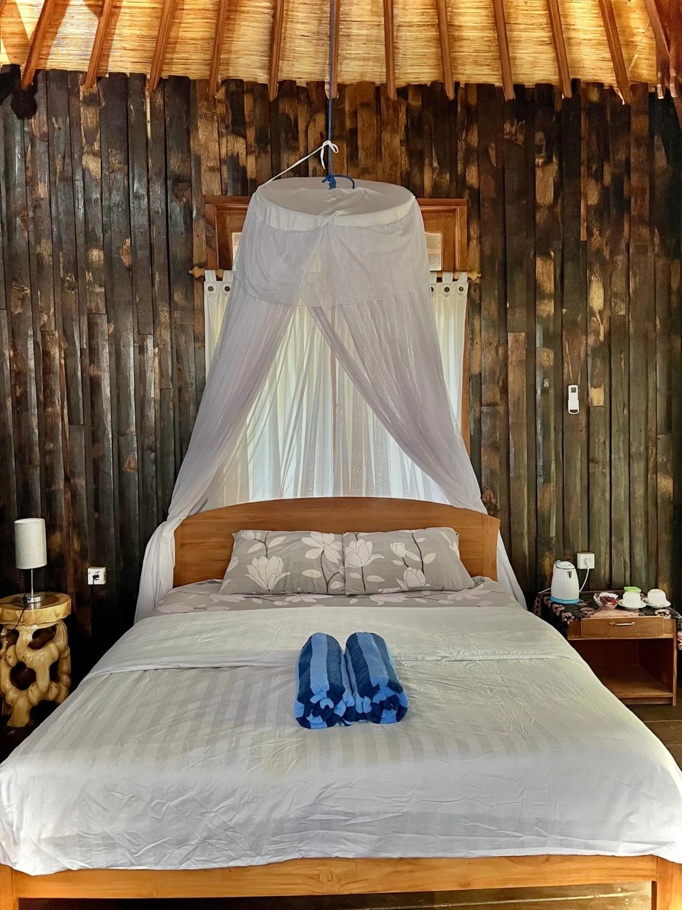 Bed in Bronze Bungalows