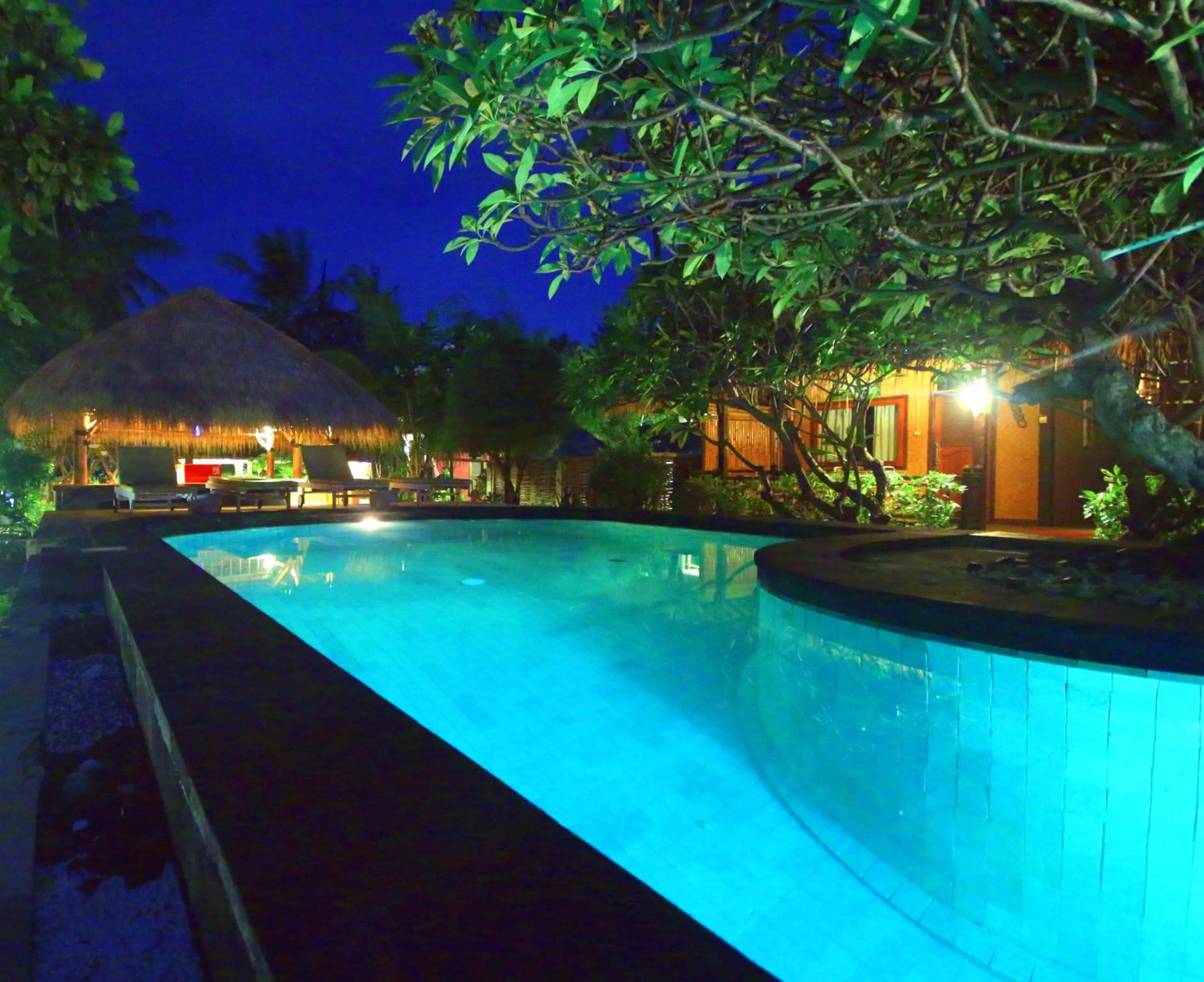 Swimming pool in Sejuk Cottages