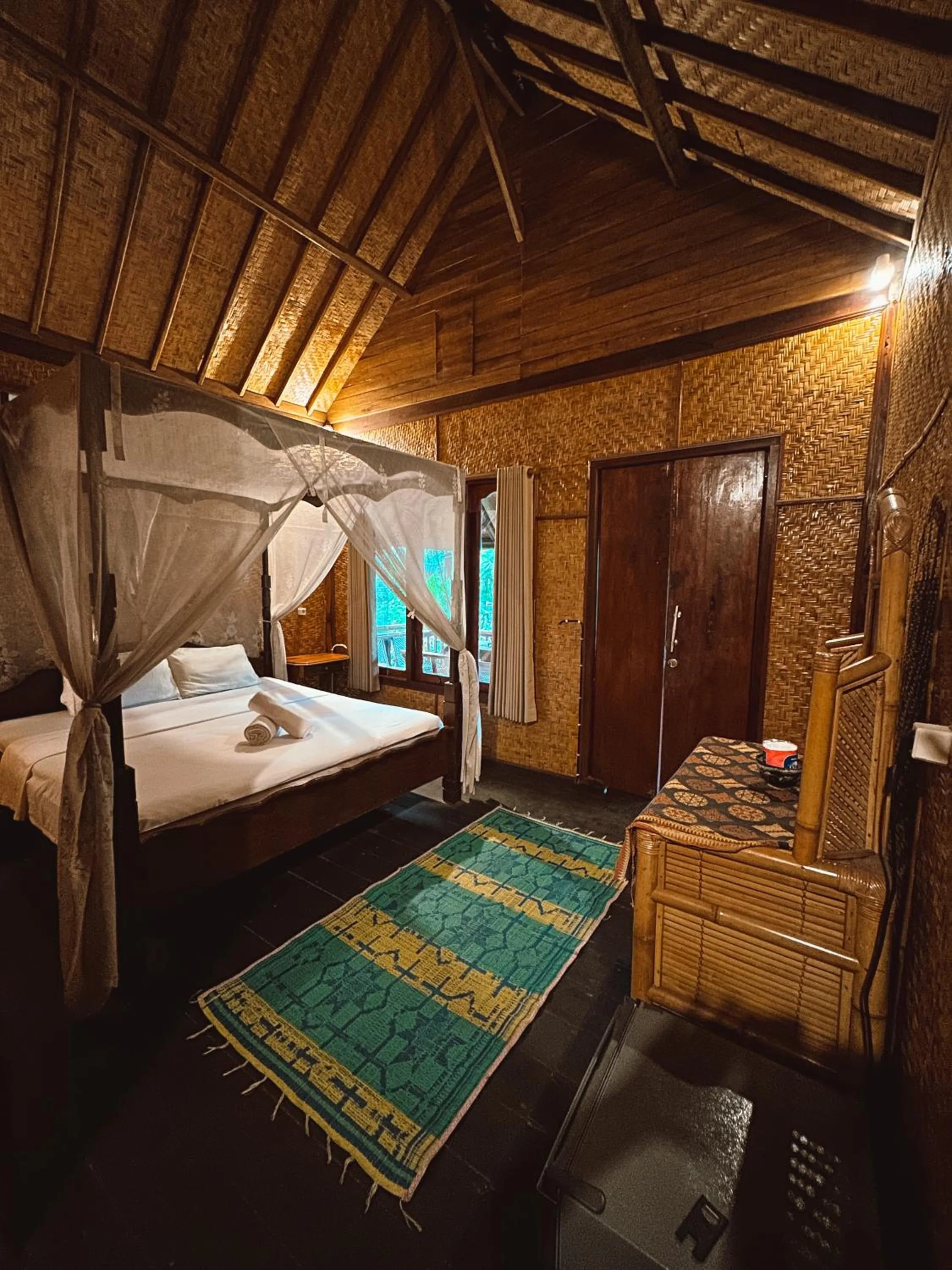 Bed in Sejuk Cottages