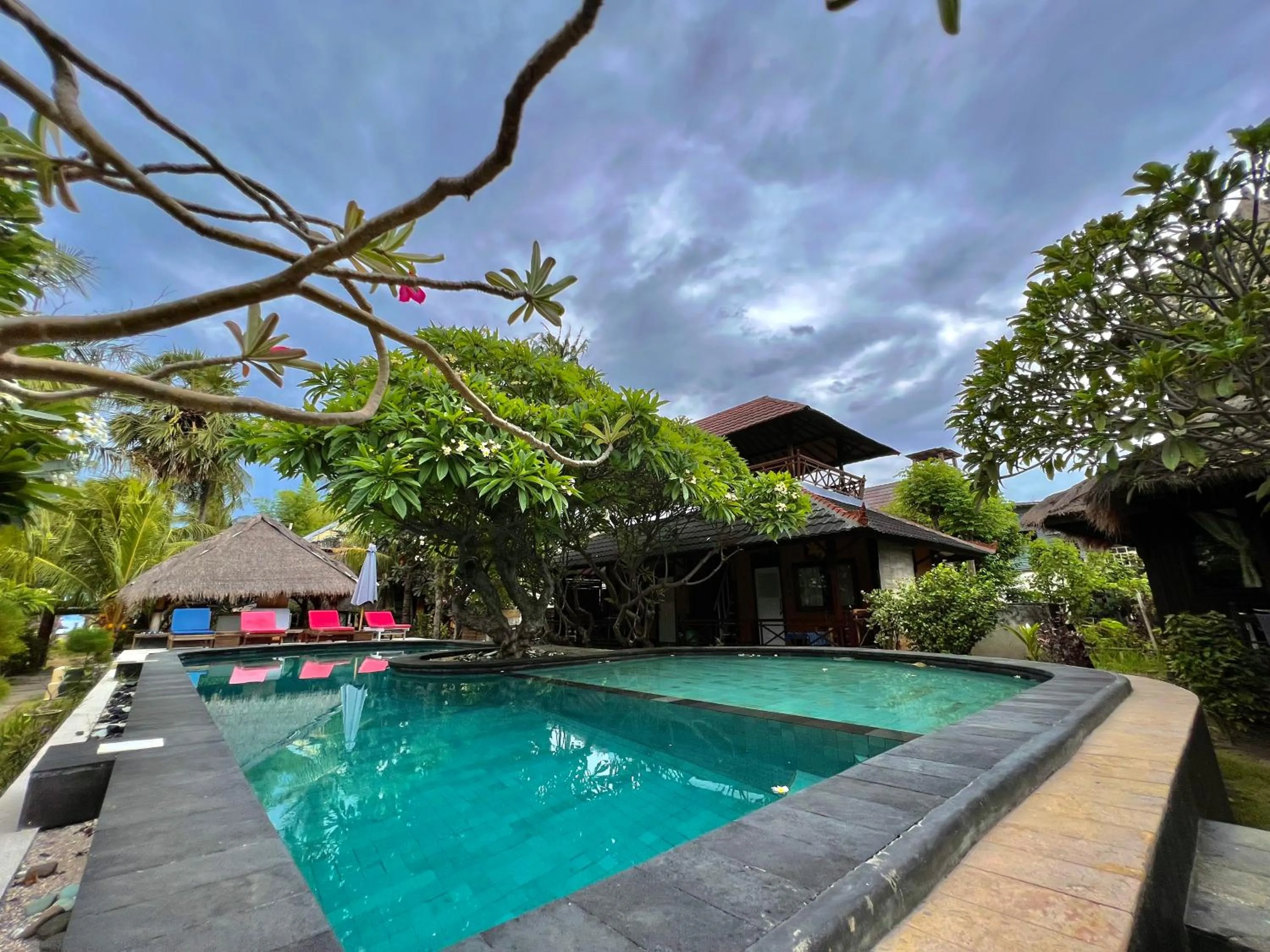 Swimming pool in Sejuk Cottages