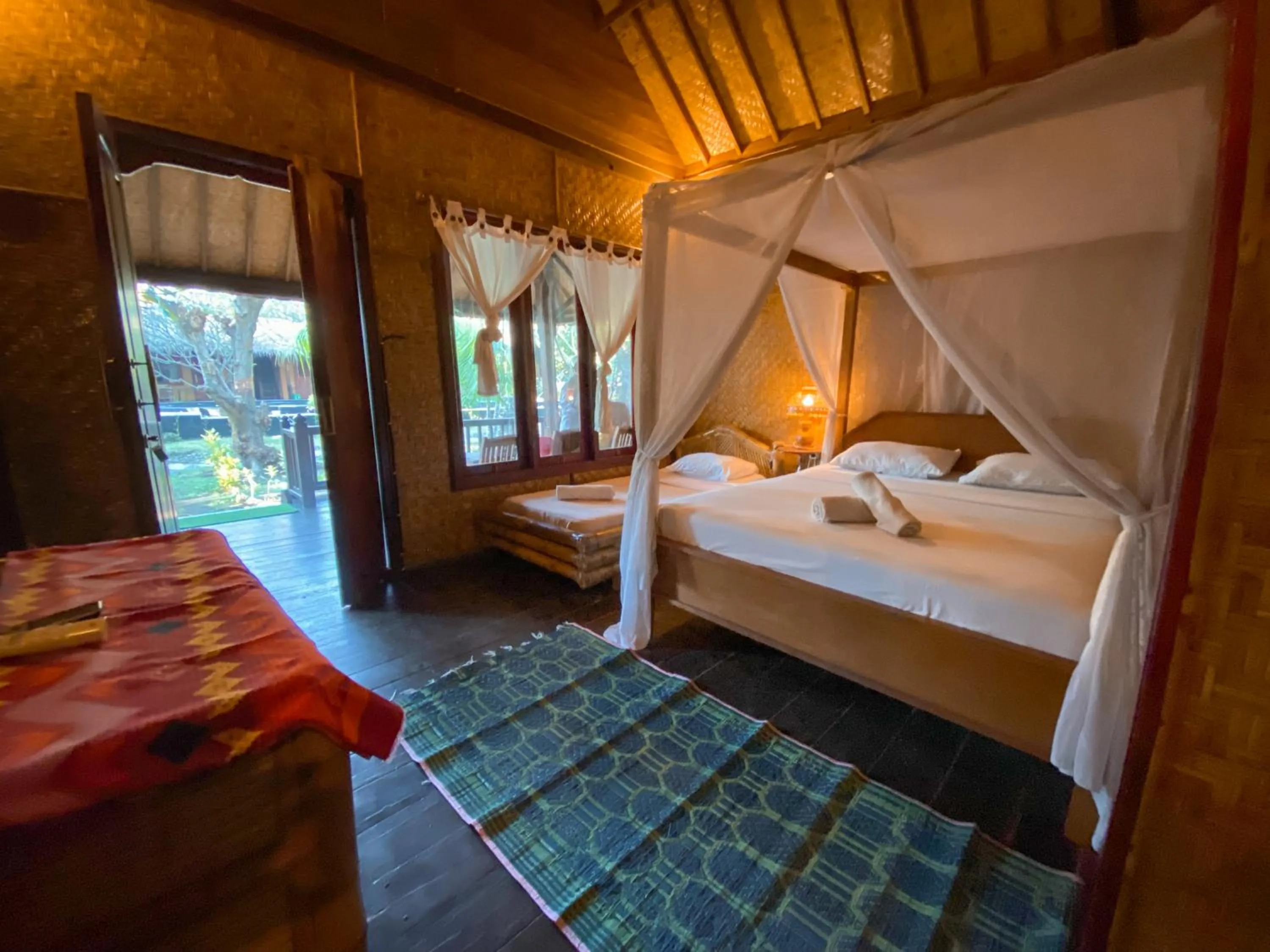 Bed in Sejuk Cottages