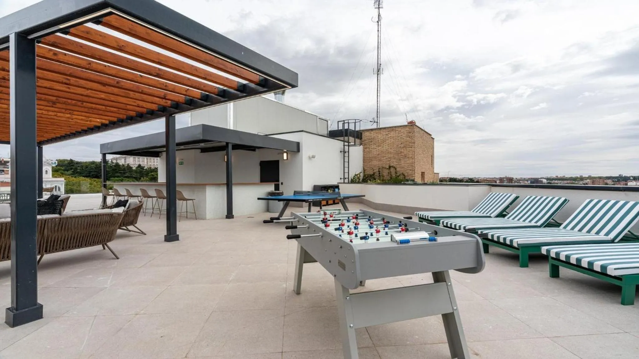 Patio in Hotel Nido Príncipe Pío