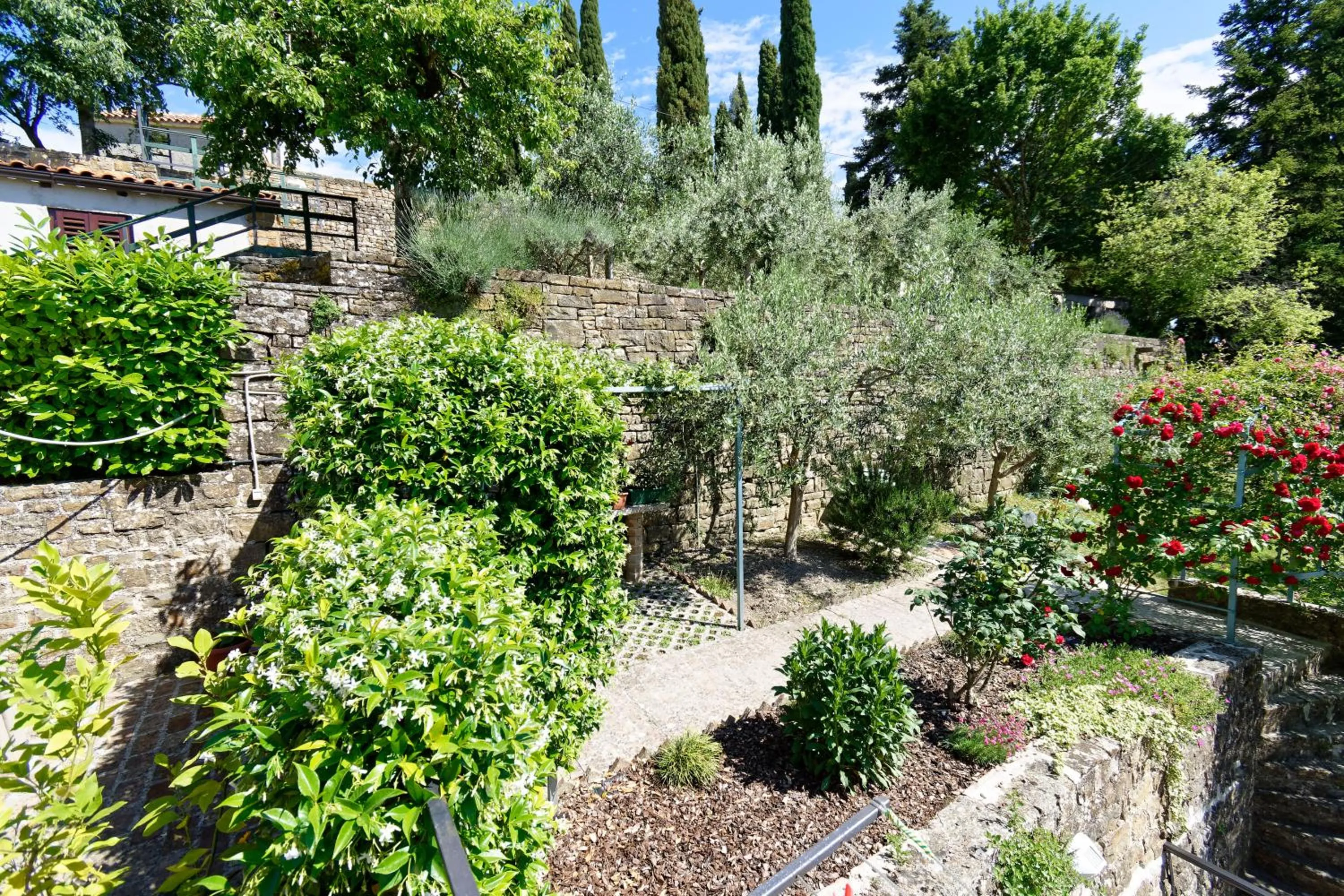 Garden in Apartments Smile by Rent Istria