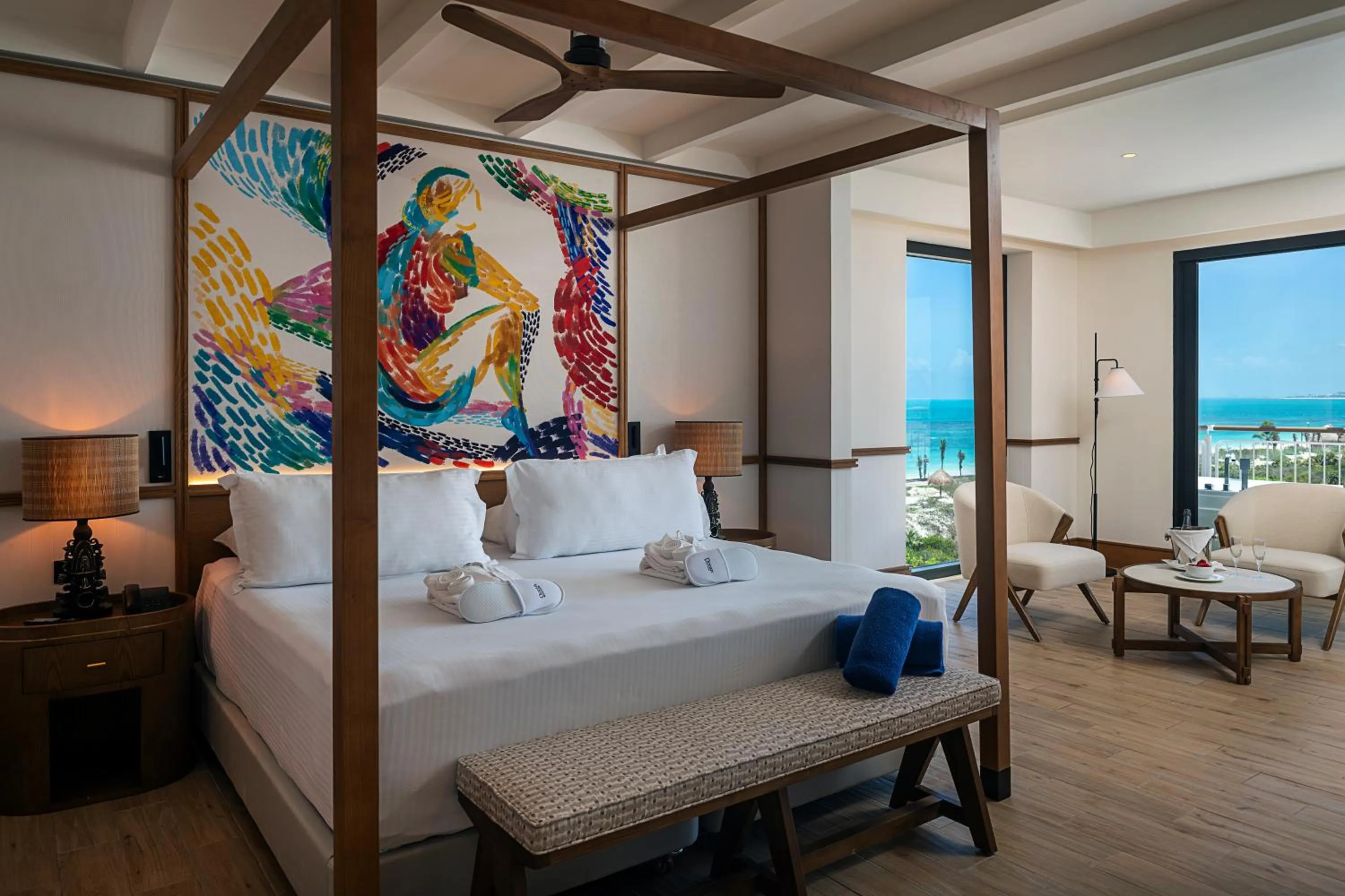 Bedroom, Bed in Ocean Allure Costa Mujeres - Adults Only - All Inclusive