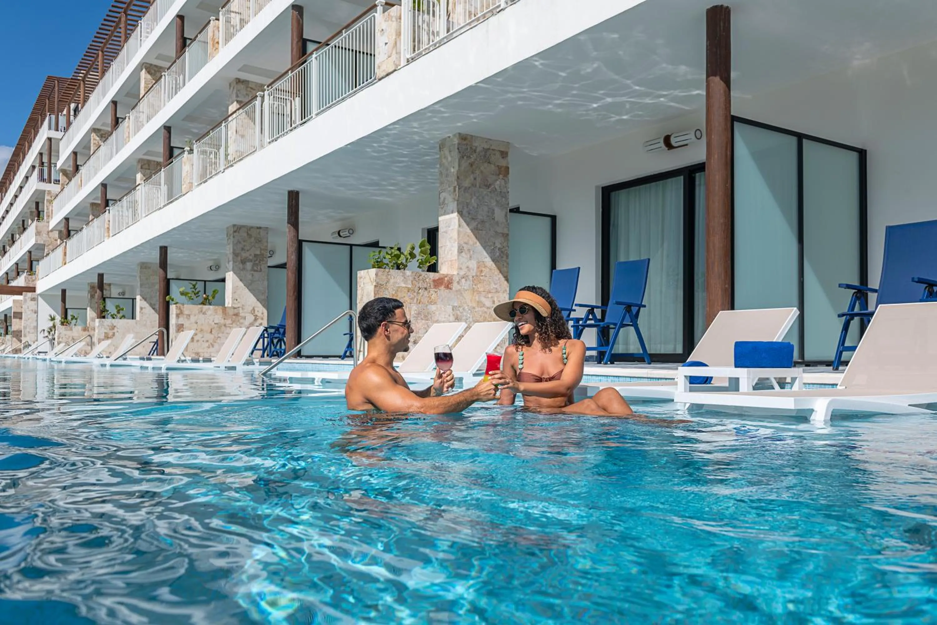 Patio in Ocean Allure Costa Mujeres - Adults Only - All Inclusive