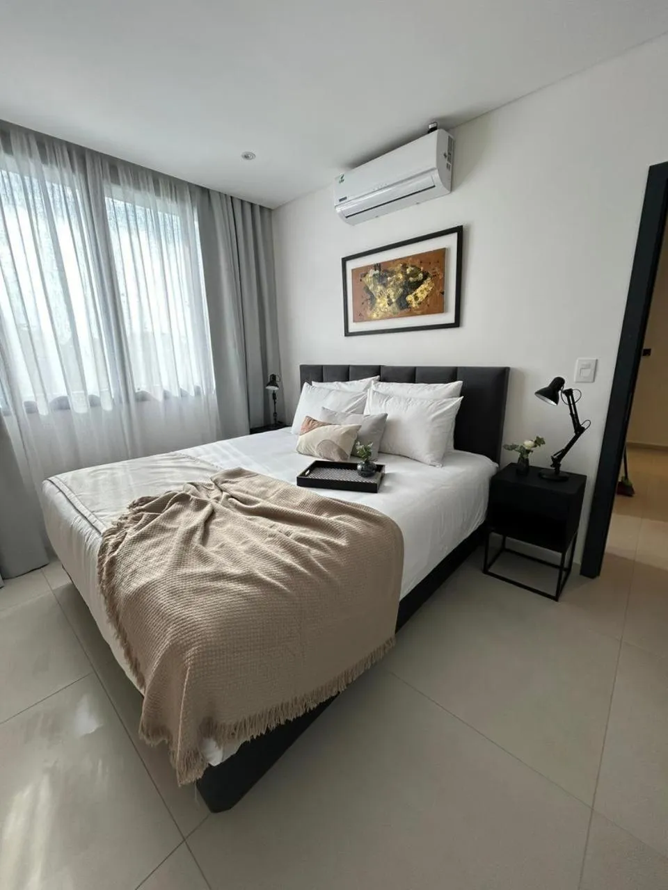 Bed in Divina Tower Apart Hotel