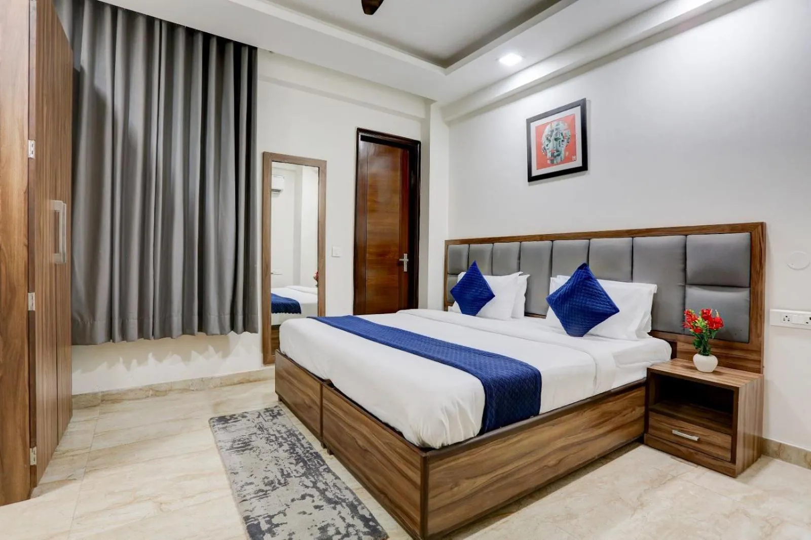 Bed in Hotel Grey Medicity Modern Rooms, Prime Location, Affordable Rates I Near Medanta