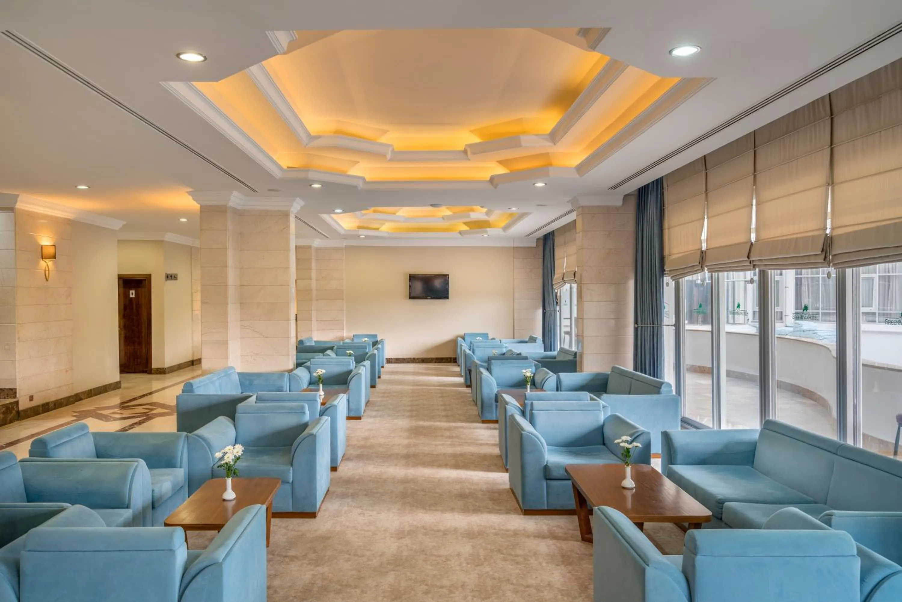 Lobby or reception in Green Max Hotel