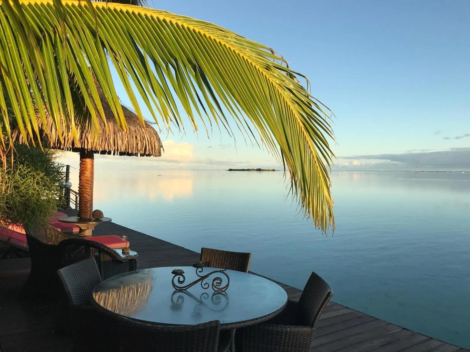 Patio in Hôtel Fenua Mata'i'oa