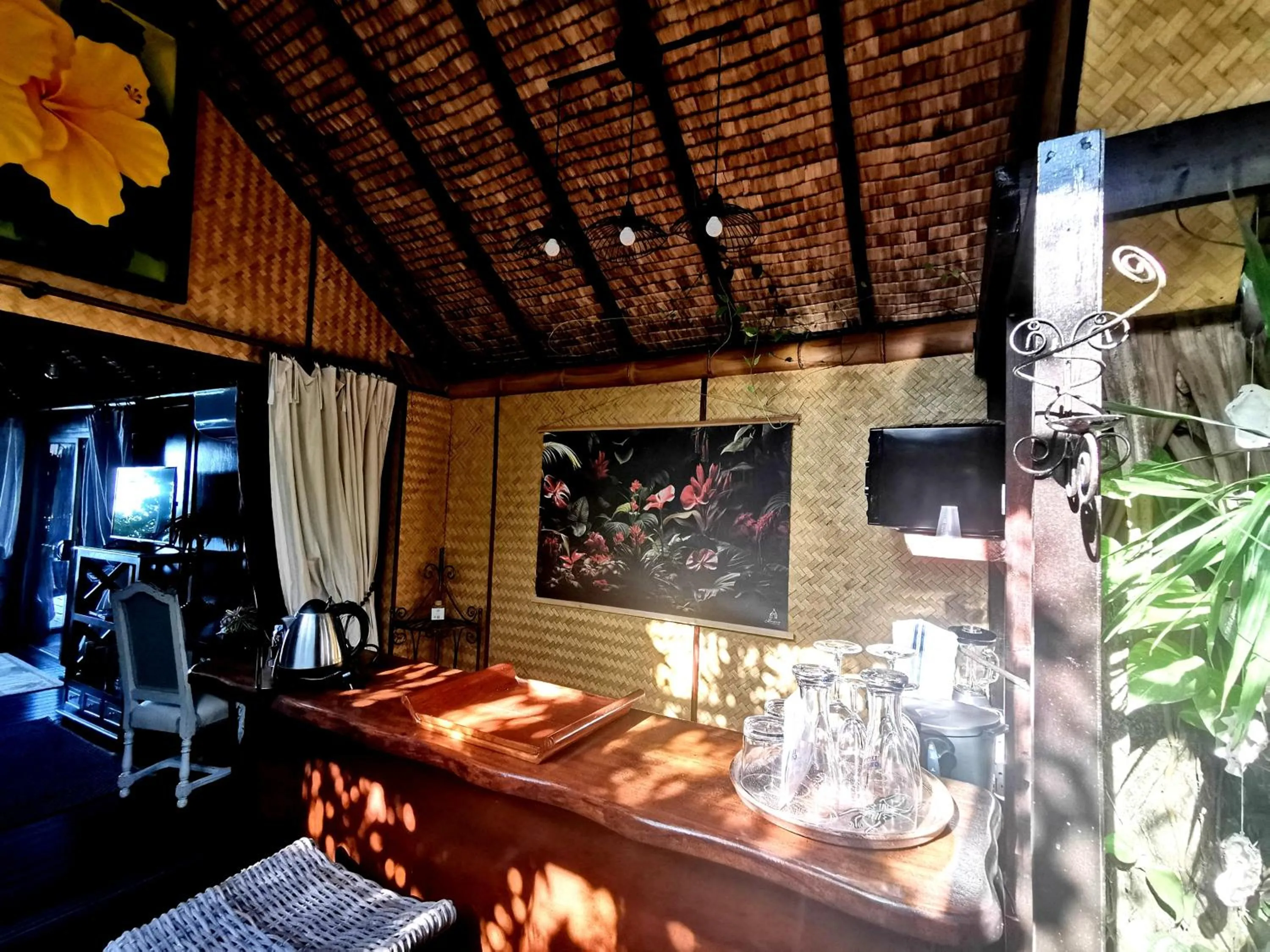 kitchen in Hôtel Fenua Mata'i'oa