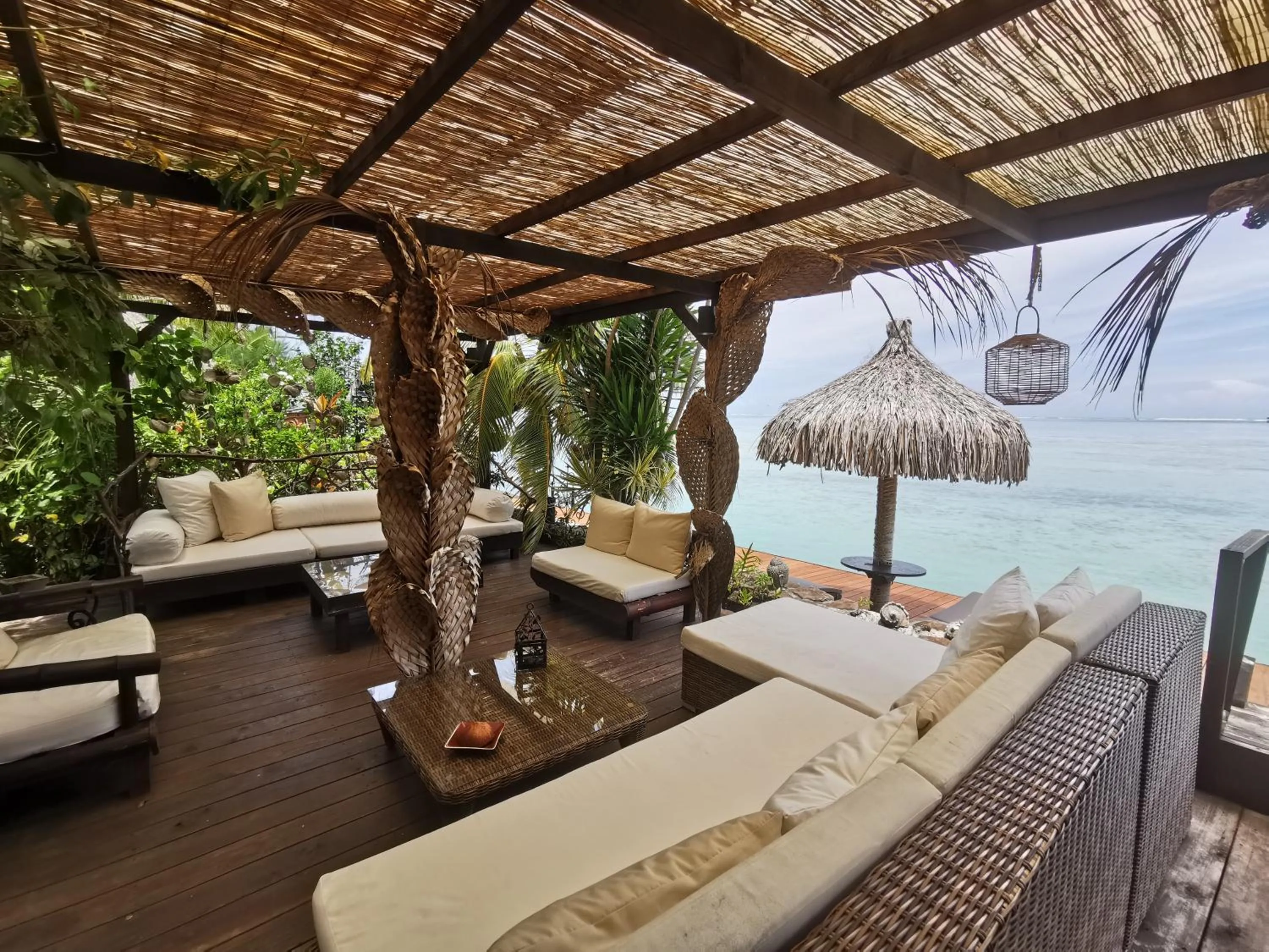 Patio in Hôtel Fenua Mata'i'oa