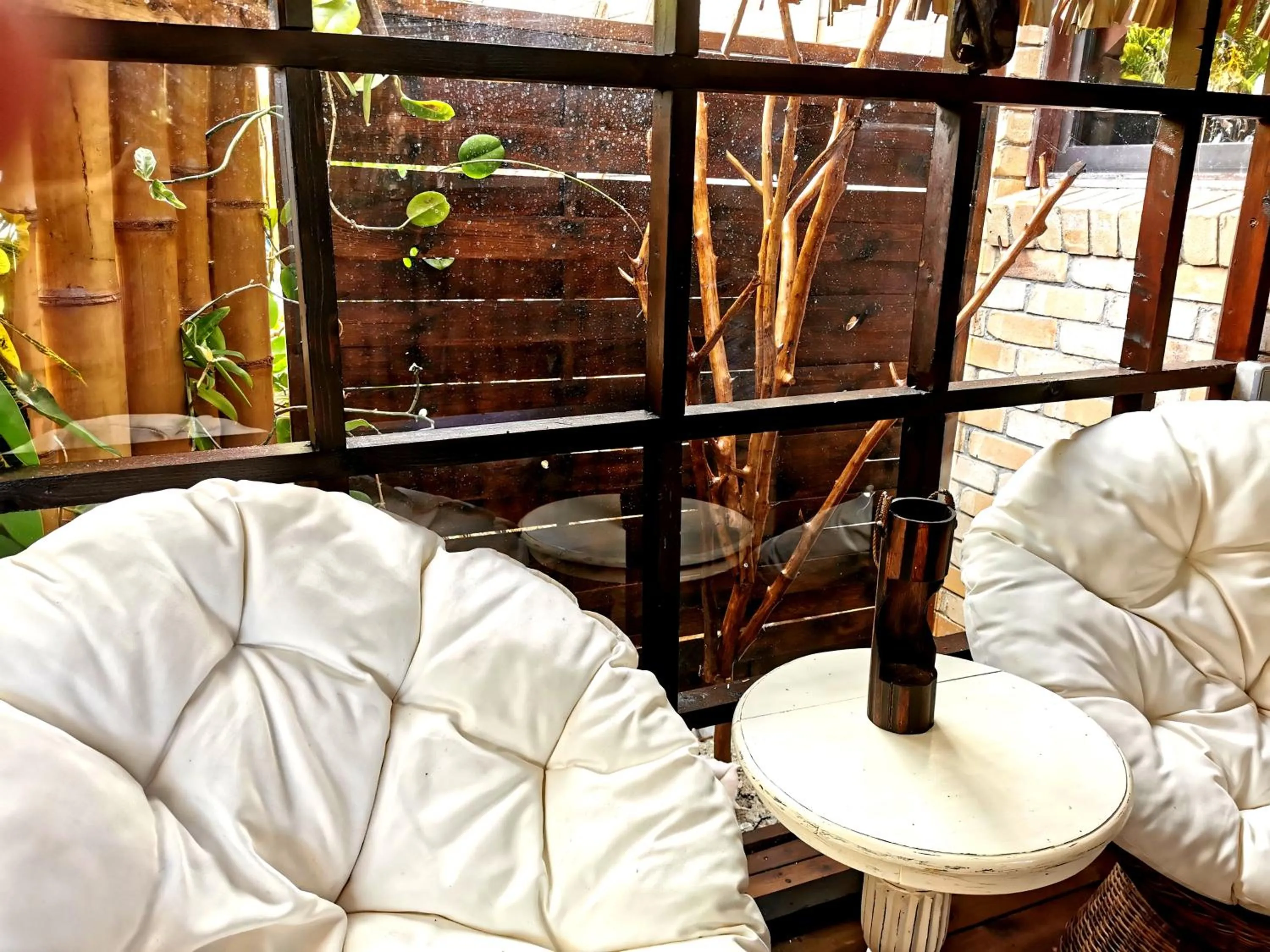 Patio in Hôtel Fenua Mata'i'oa