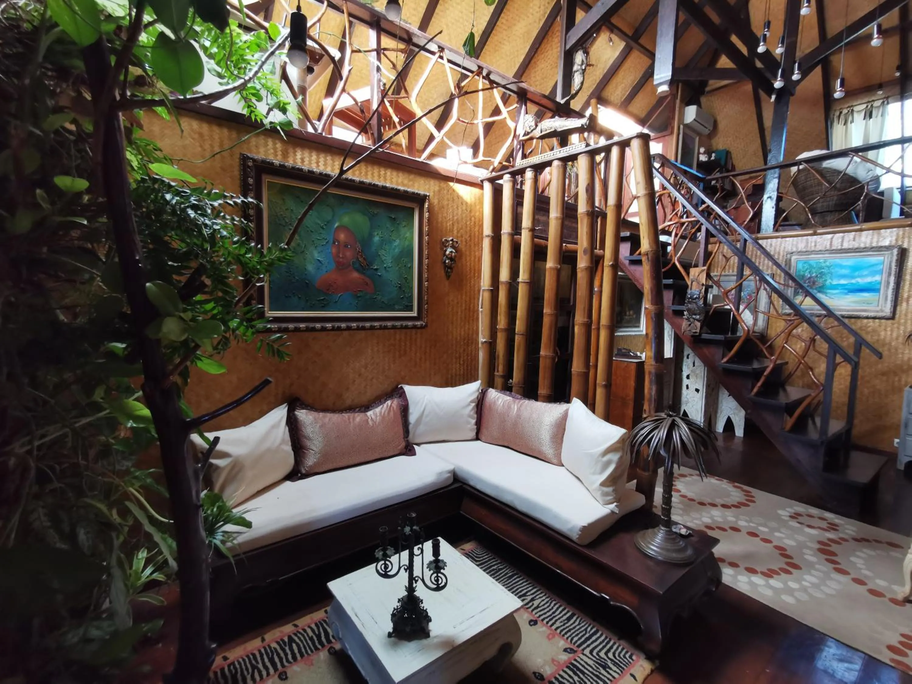 Lounge or bar in Hôtel Fenua Mata'i'oa