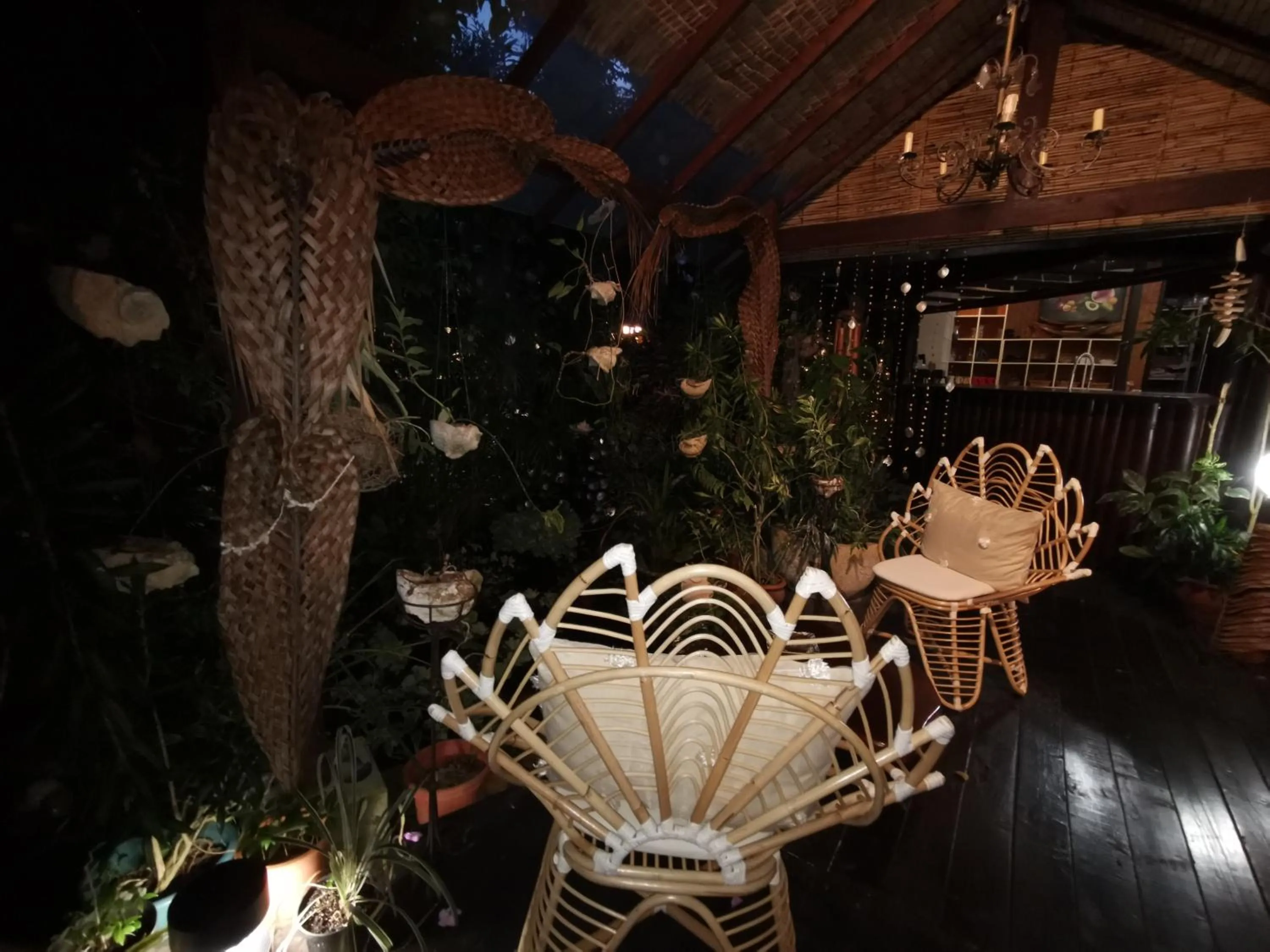 Garden in Hôtel Fenua Mata'i'oa