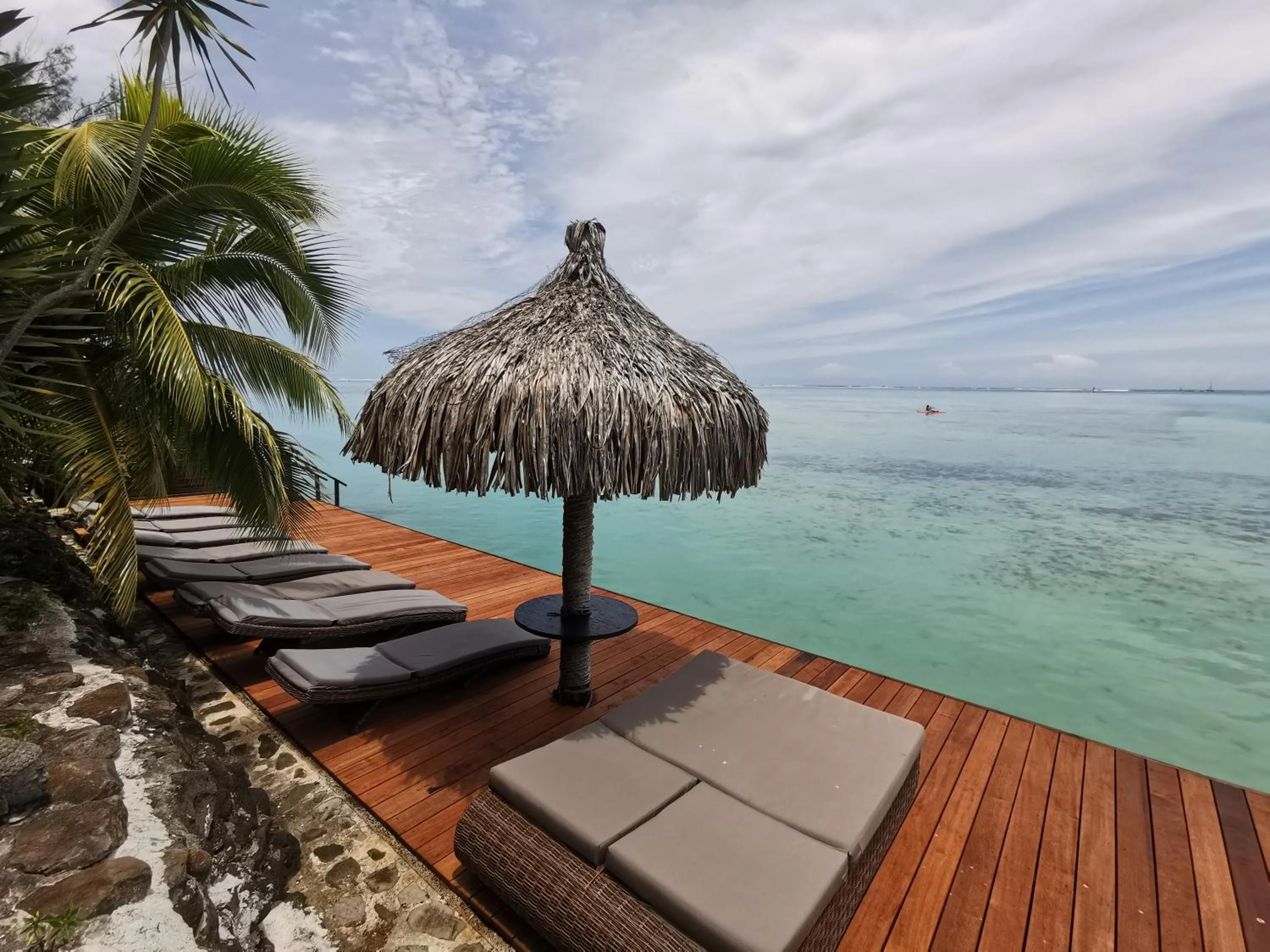 Solarium in Hôtel Fenua Mata'i'oa