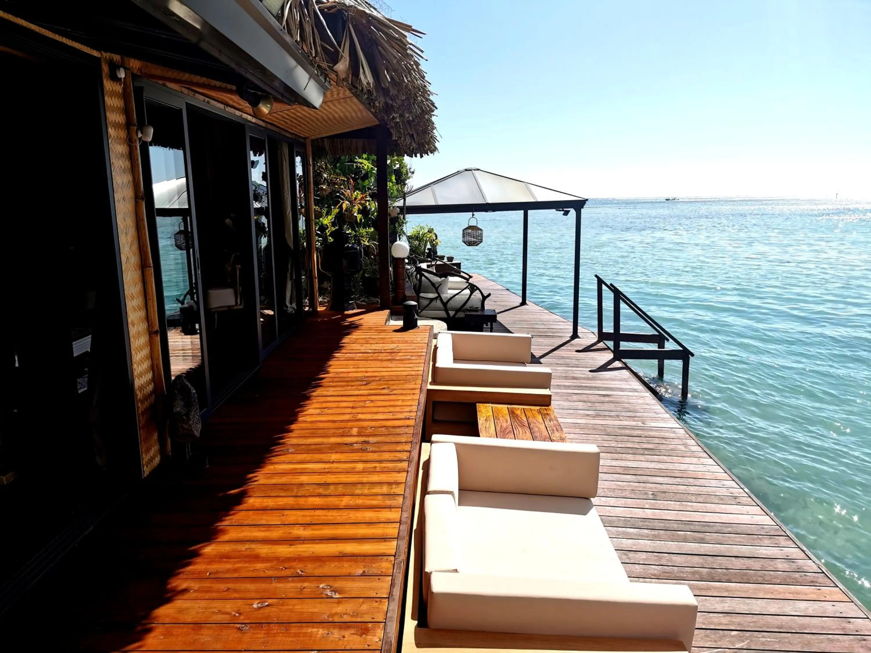 Patio in Hôtel Fenua Mata'i'oa
