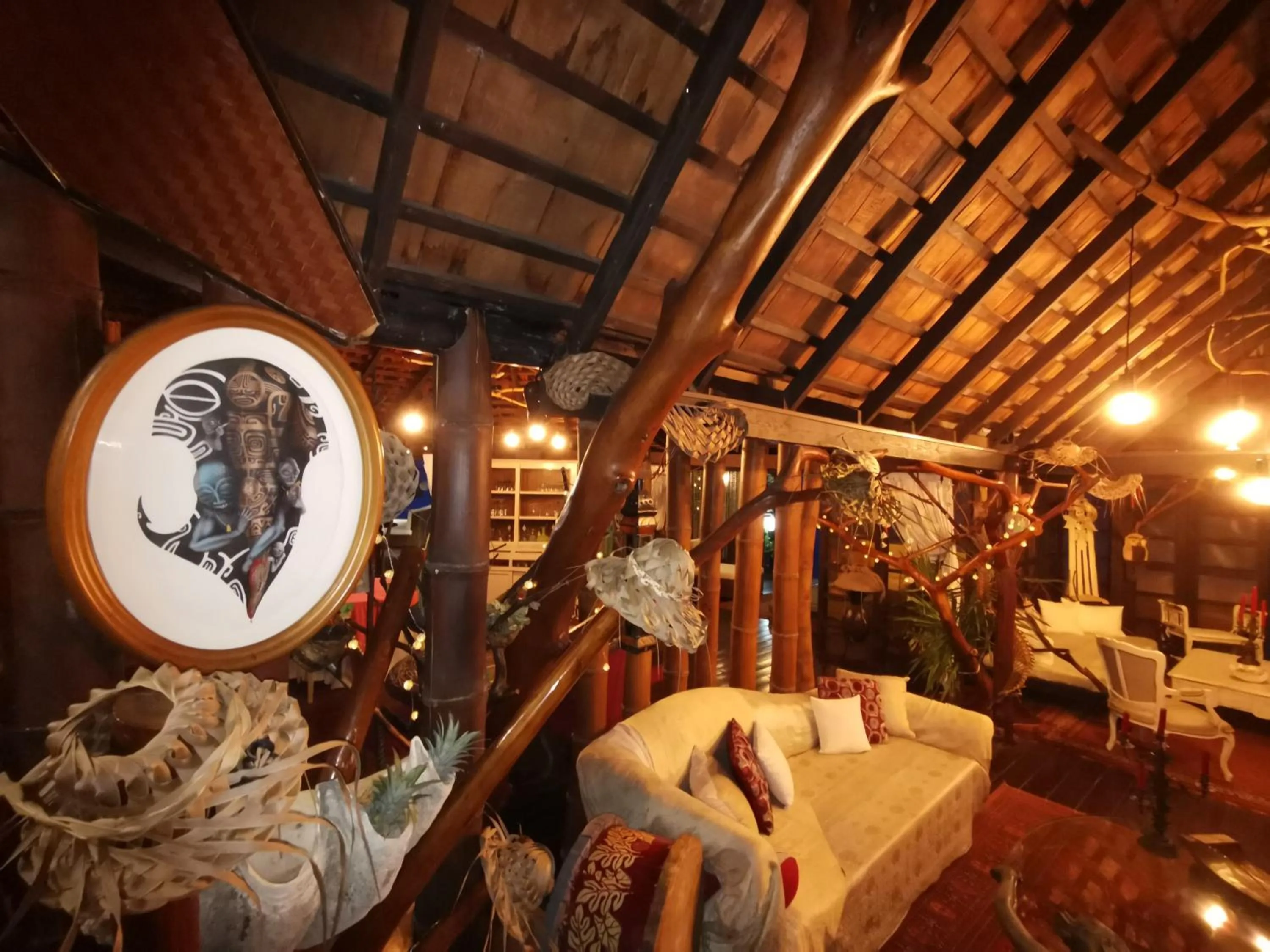 Living room in Hôtel Fenua Mata'i'oa