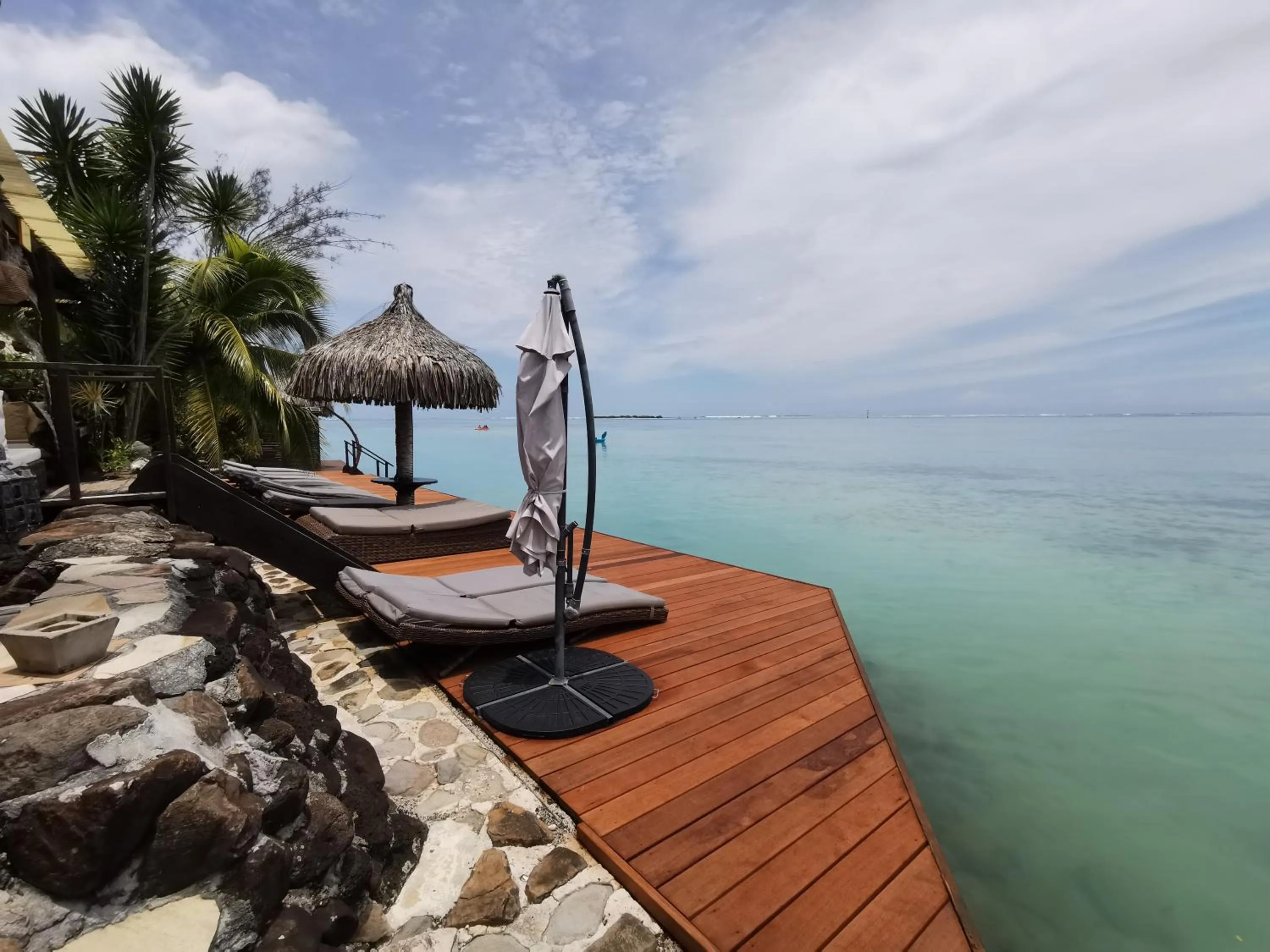 Solarium in Hôtel Fenua Mata'i'oa