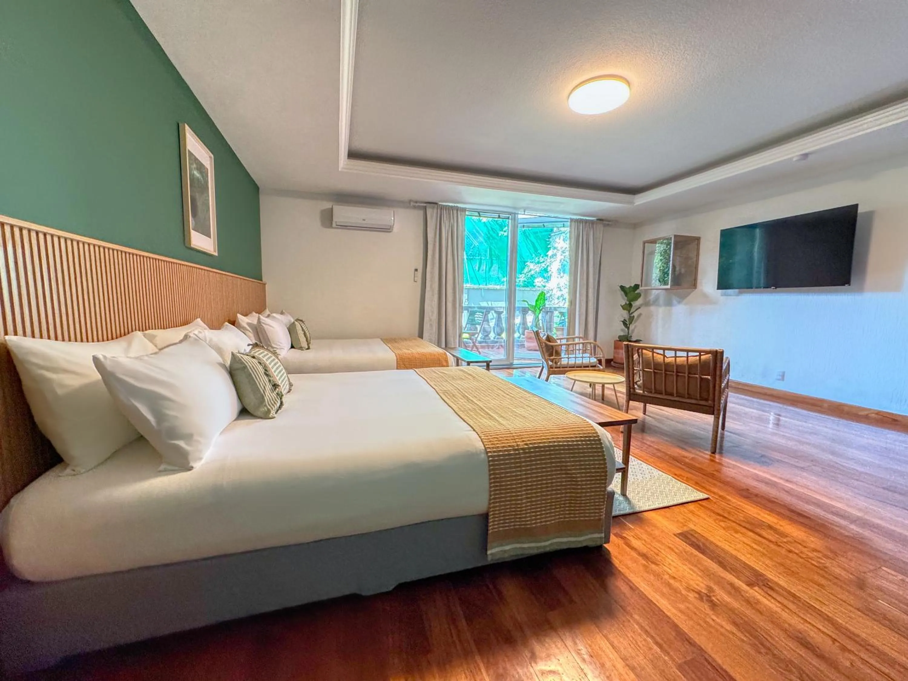 Bed in Hotel Boutique Casa Alebrije