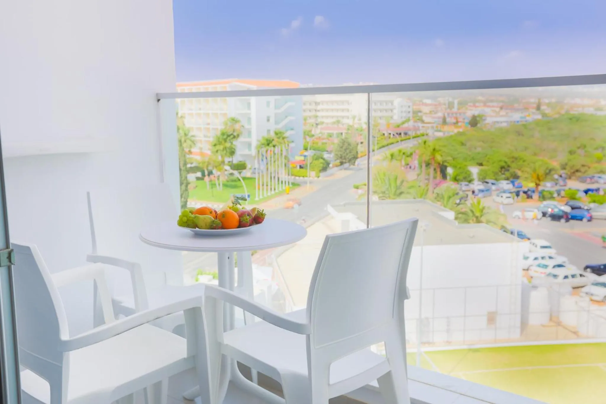 Balcony/Terrace in Vassos Nissi Plage Hotel & Spa