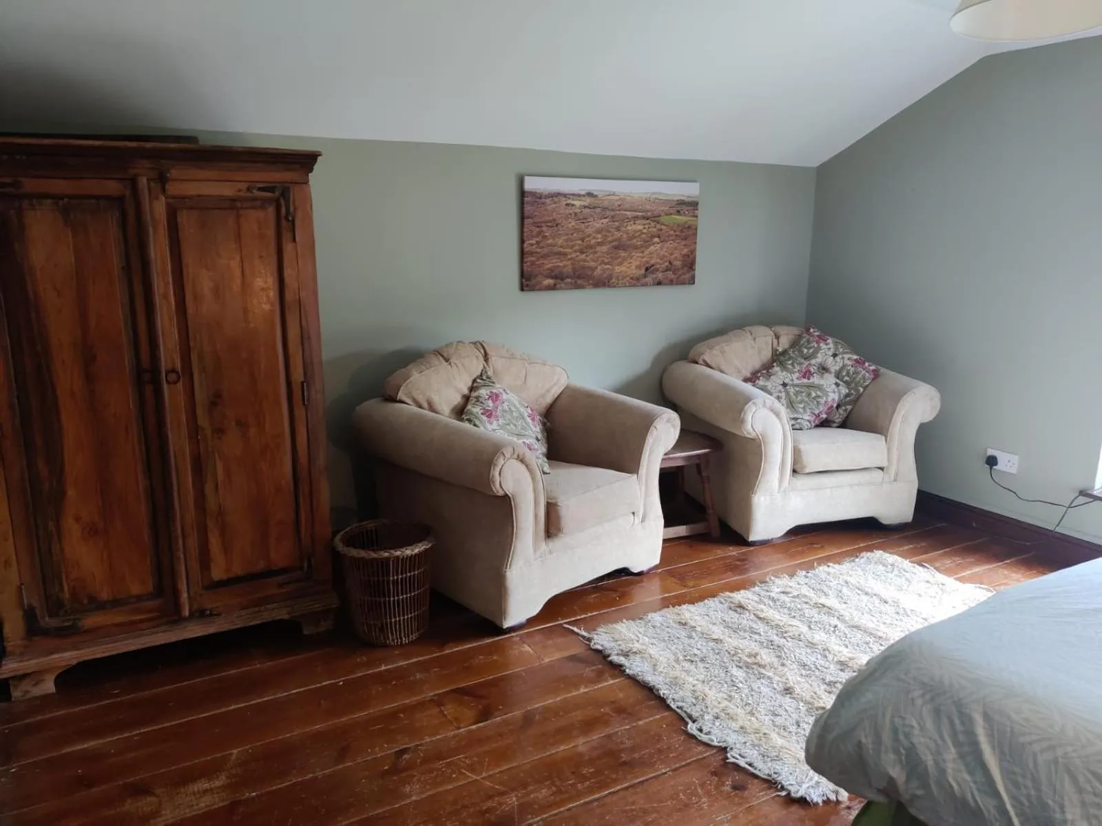 Bed in Pleck Barn B&B