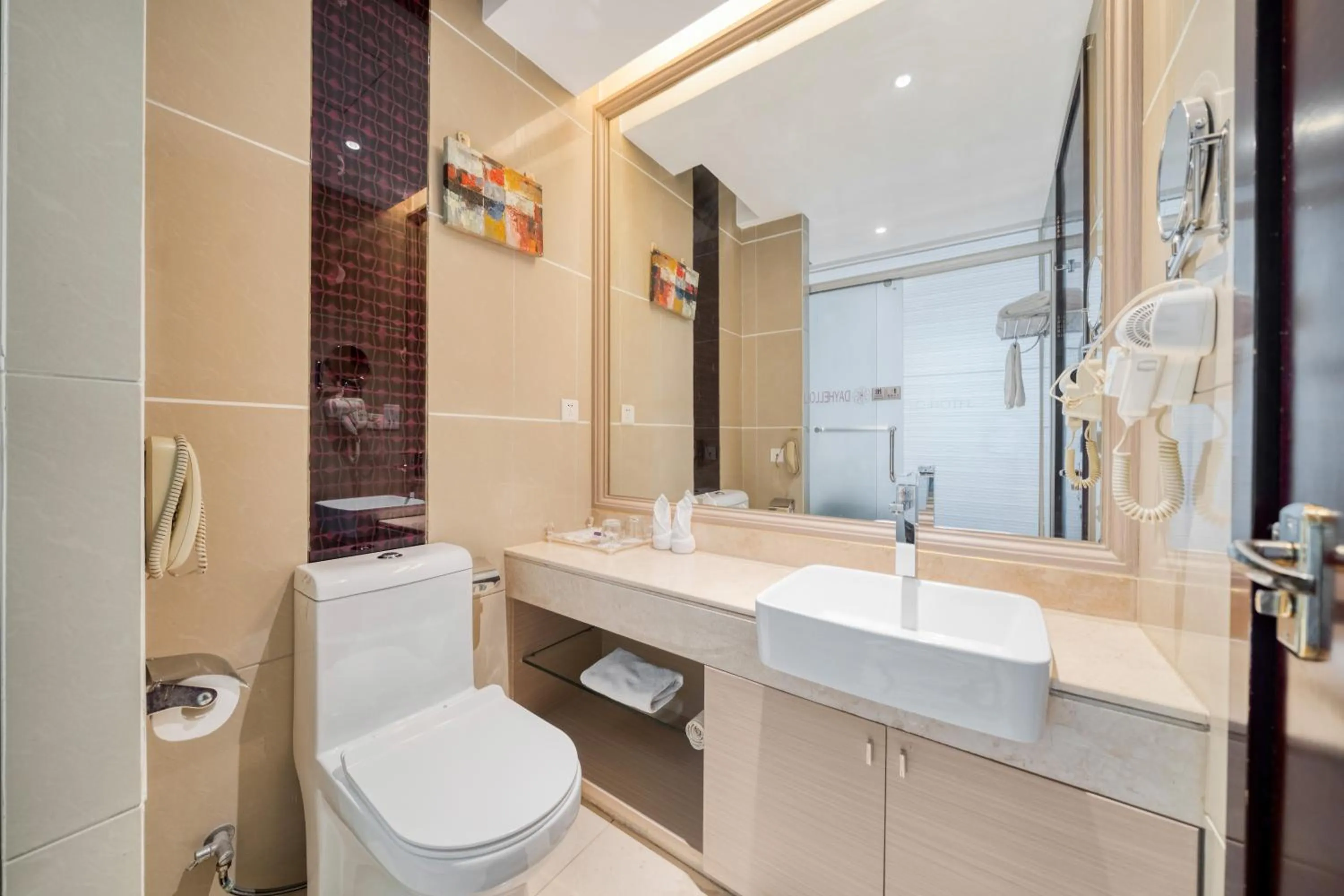 Shower in Dayhello Hotel Shenzhen Shekou