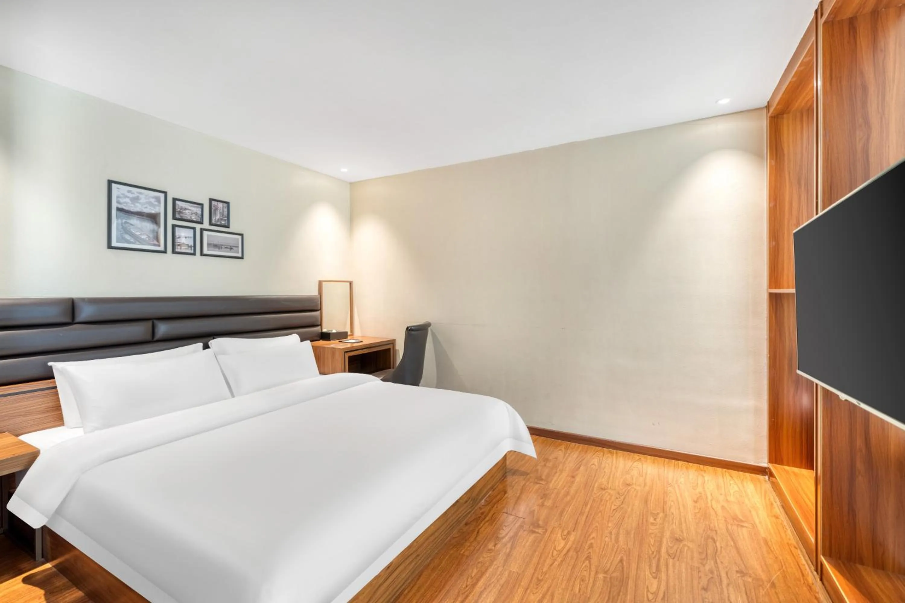 Bed in Dayhello Hotel Shenzhen Shekou