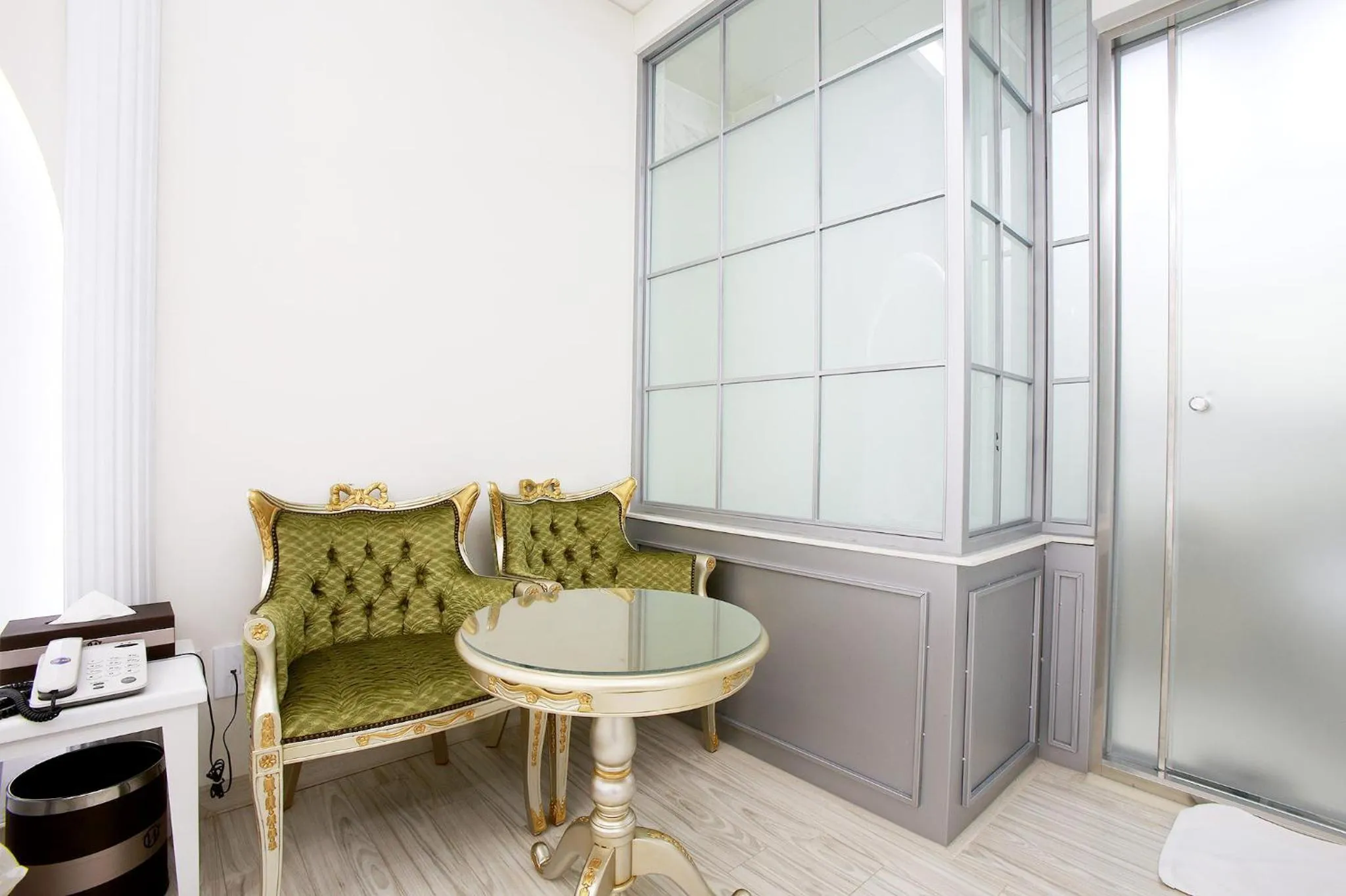 Seating area in W Hotel