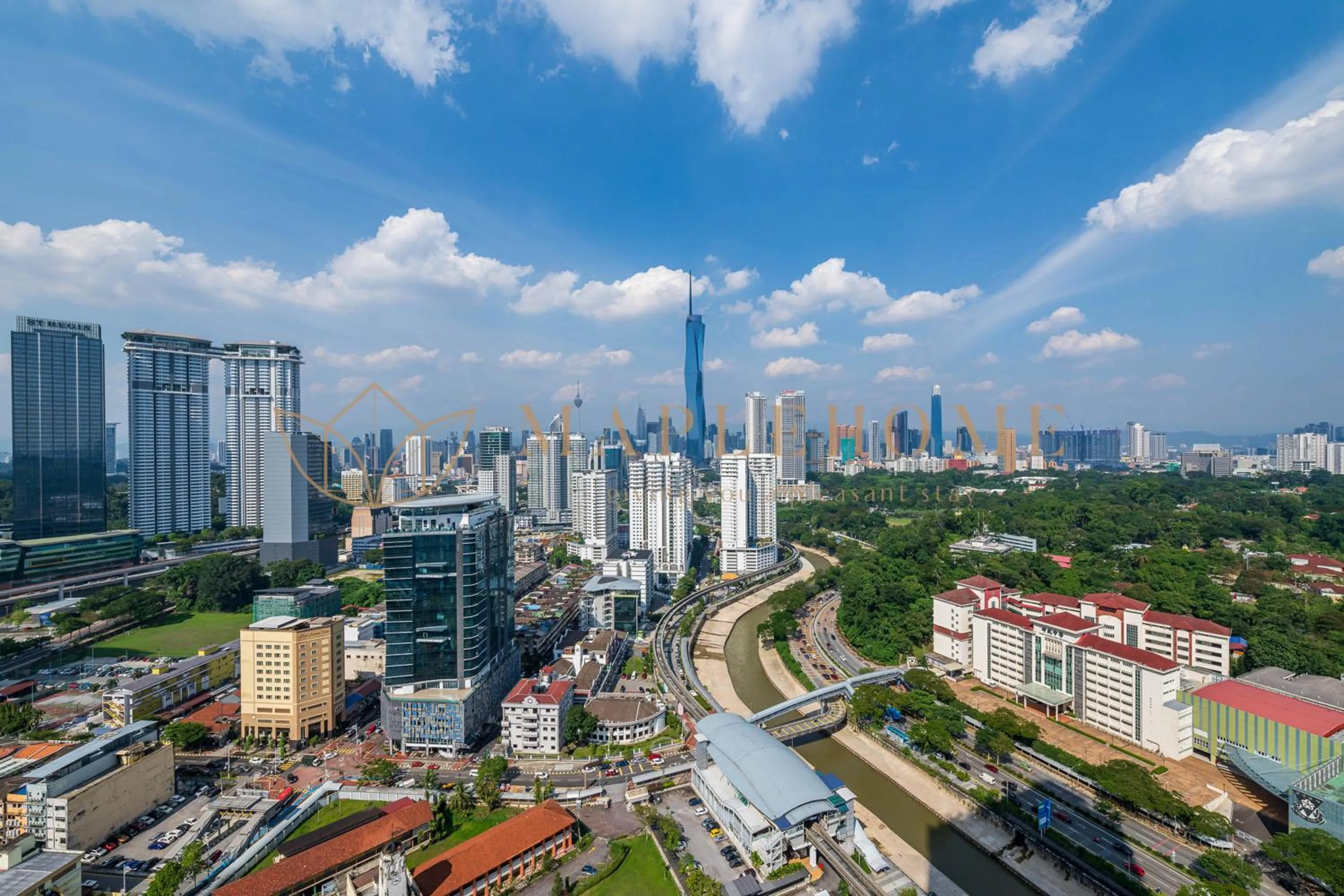 City view in Riveria Premier Suites Kuala Lumpur