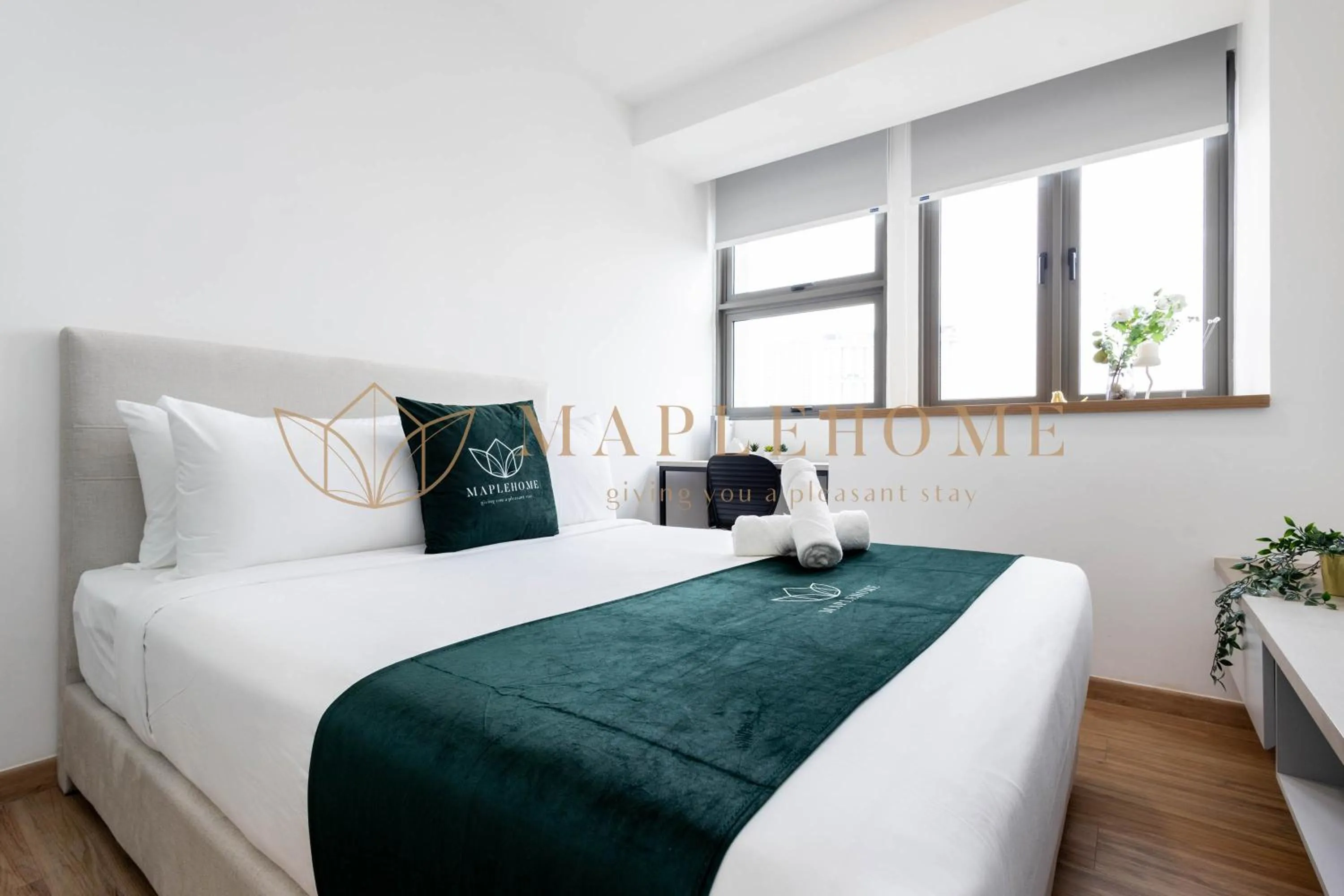 Bed in Riveria Premier Suites Kuala Lumpur